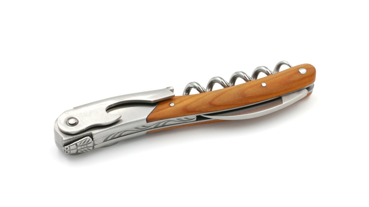 CLVE3031-7 Château Laguiole GRAND CRU Sommeliermesser Versailles Eibe