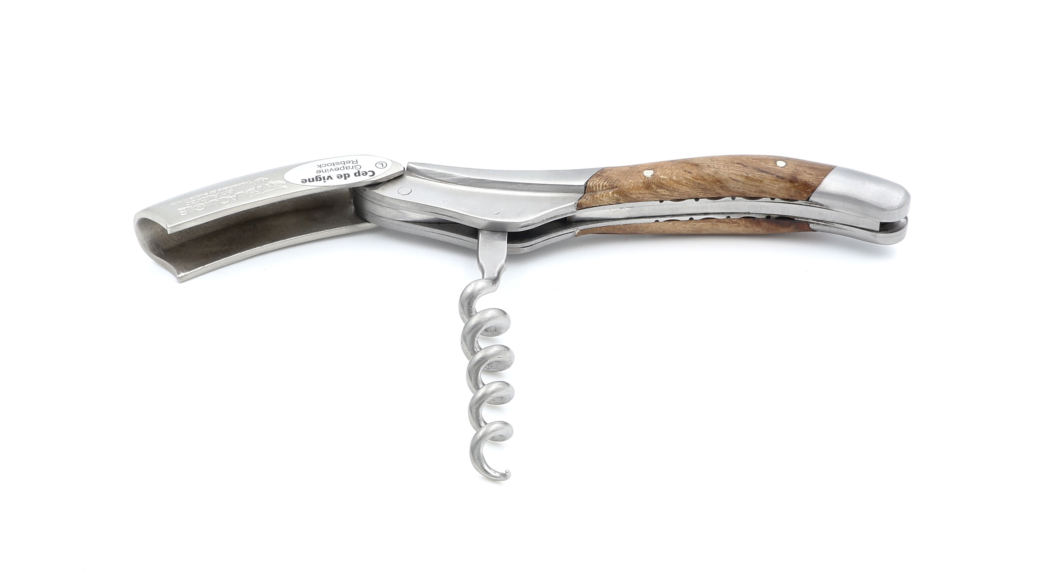 Laguiole en Aubrac Laguiole Sommelier knife with guillochage, special bee
