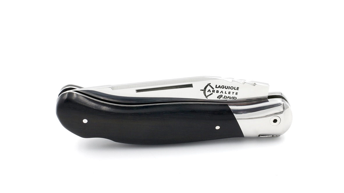 EB5ADF8A-903E-455D-9A46-9A879E6BCAA3_1_105_c ARBALETE G. David  Laguiole Jagdmesser NATURE Ebenholz poliert 12 cm