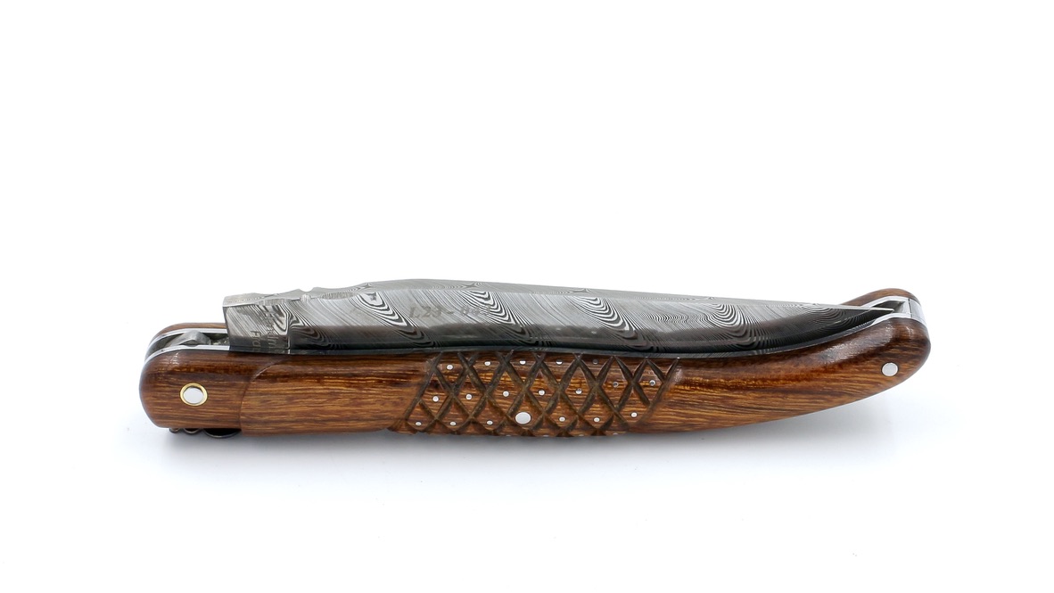 23F1C204-D169-472F-977F-4E32E185B2A1_1_105_c Fontenille Pataud Laguiole AIGUILLES (Needles) ironwood burl 12 cm