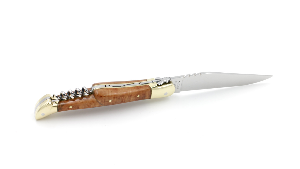 Honoré Durand Laguiole Prestige Bruyère Messing Korkenzieher 12 cm