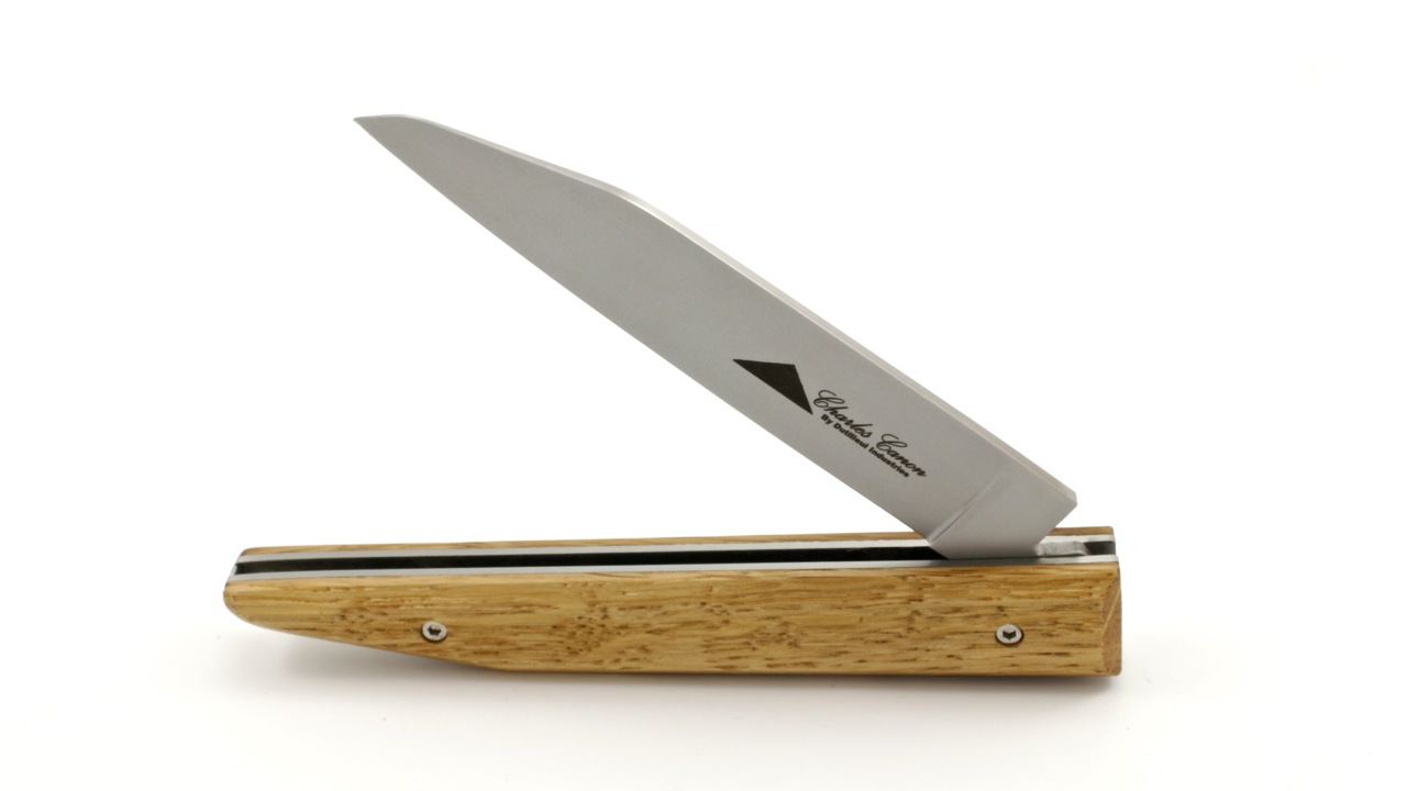 Charles Canon knife 12 cm oak