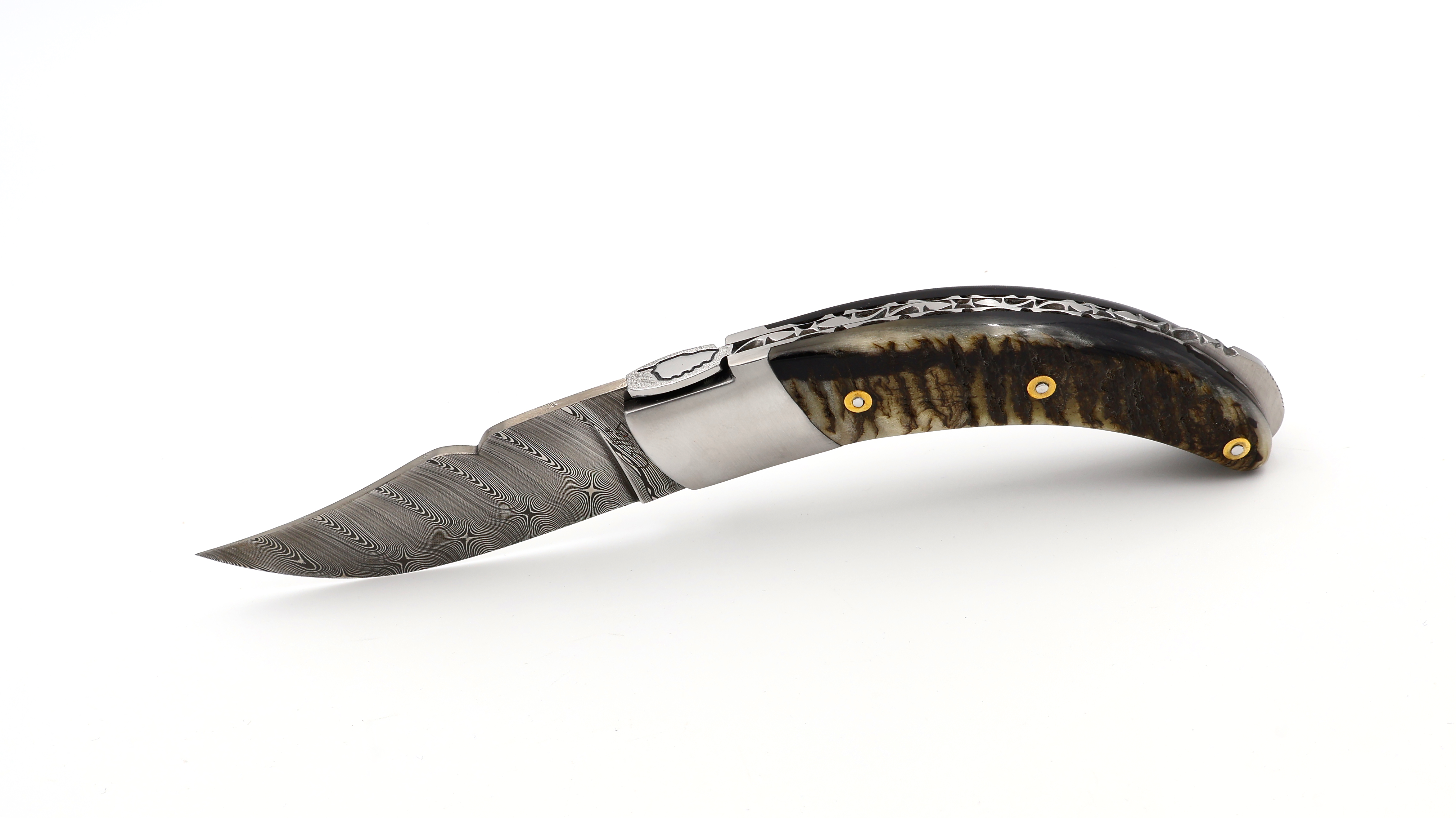 Fontenille Pataud RONDINARA guillochiert Widderhorn Twisted-Damast