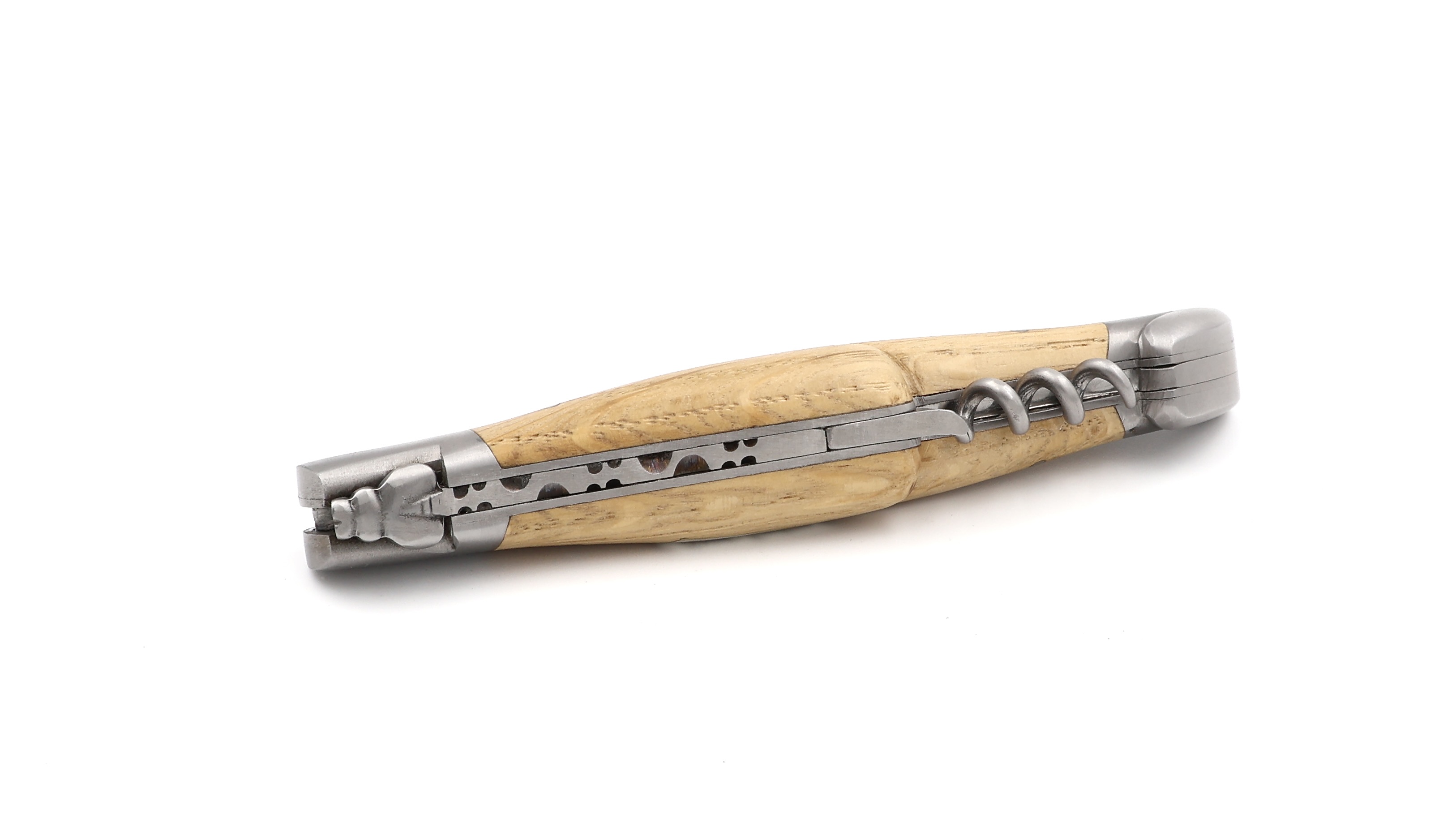 Laguiole en Aubrac barrel oak French wineries with corkscrew 12 cm