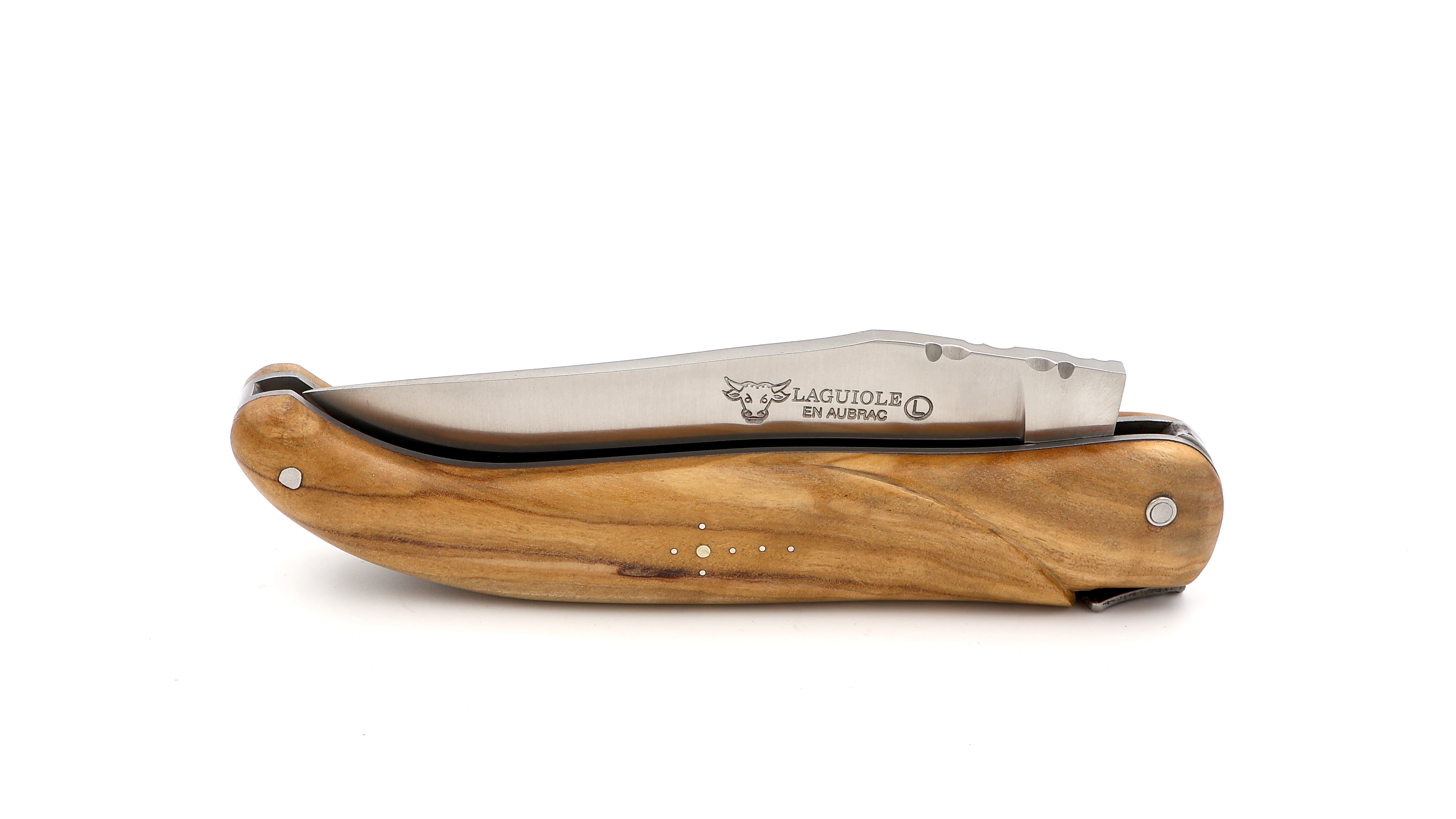 Laguiole en Aubrac Laguiole Jagdmesser Olive 14 cm