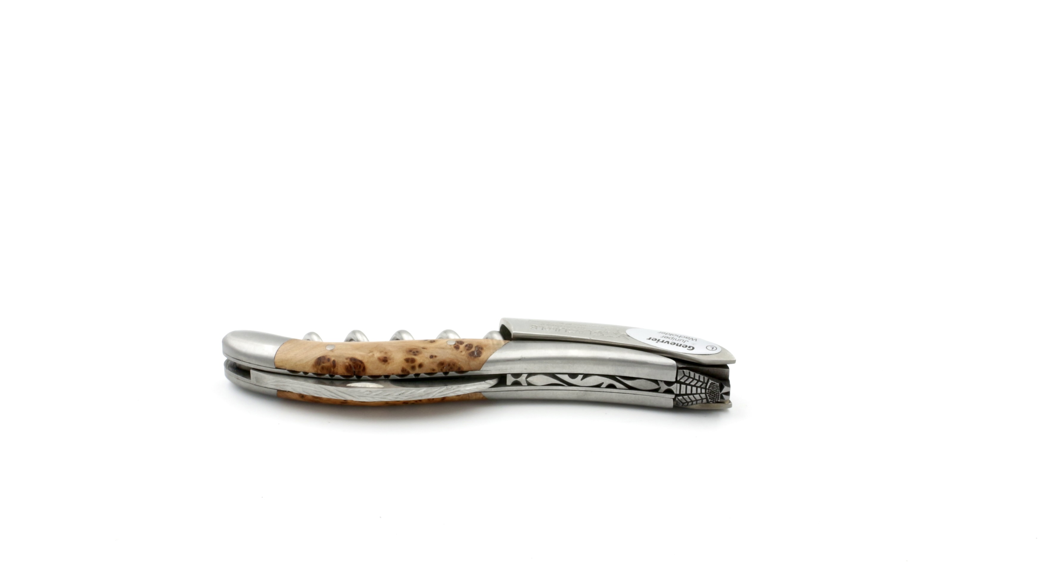FF18424A-11DA-4290-B383-6B8D993BE8EE_1_201_a Laguiole en Aubrac Laguiole Sommelier knife juniper with guillochage, special bee