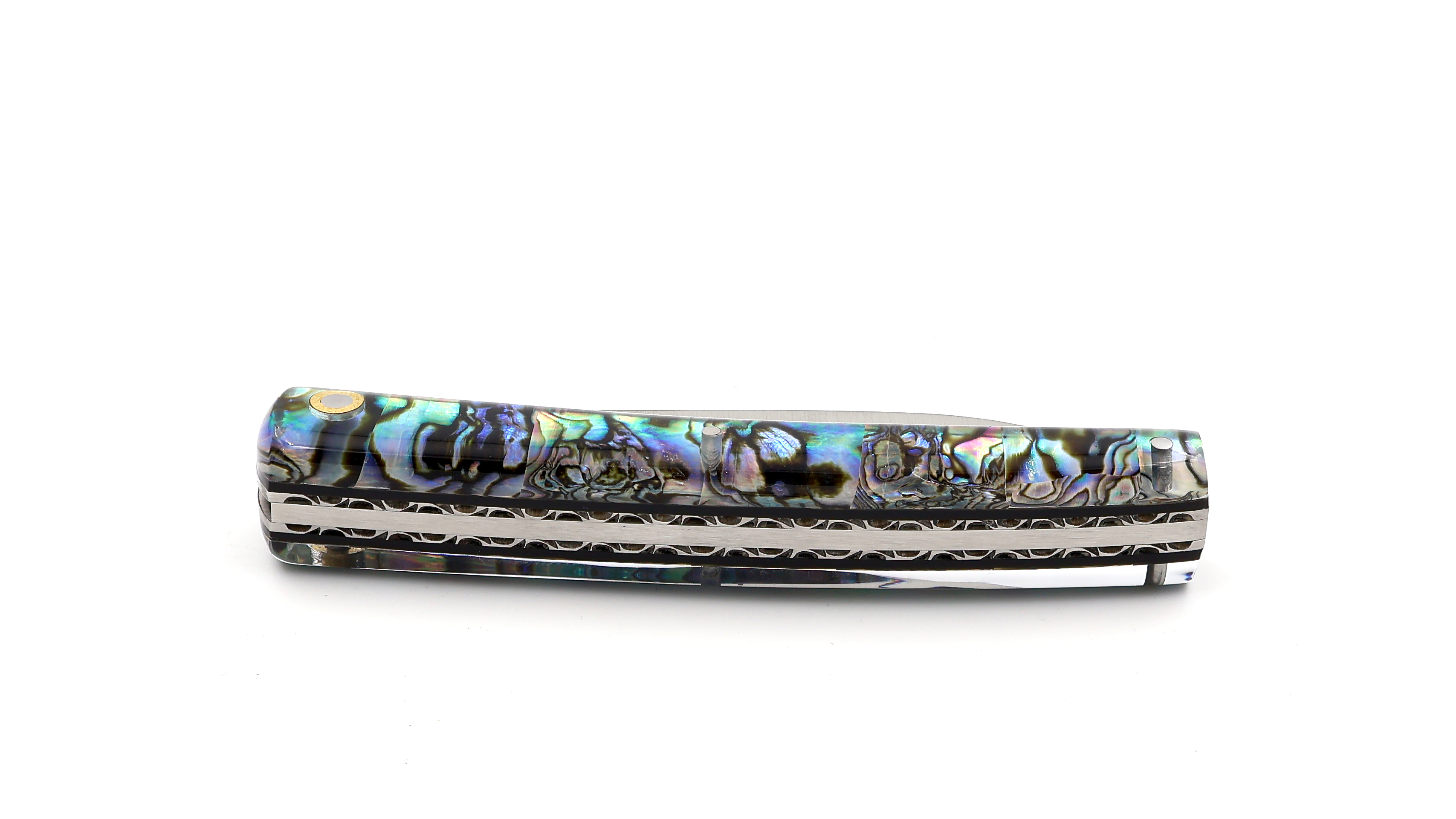 Liadou du Vallon® PETIT guillochiert Winzermesser Abalone 10,5 cm