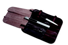 Laguiole en Aubrac Barbecue Set with leather bag