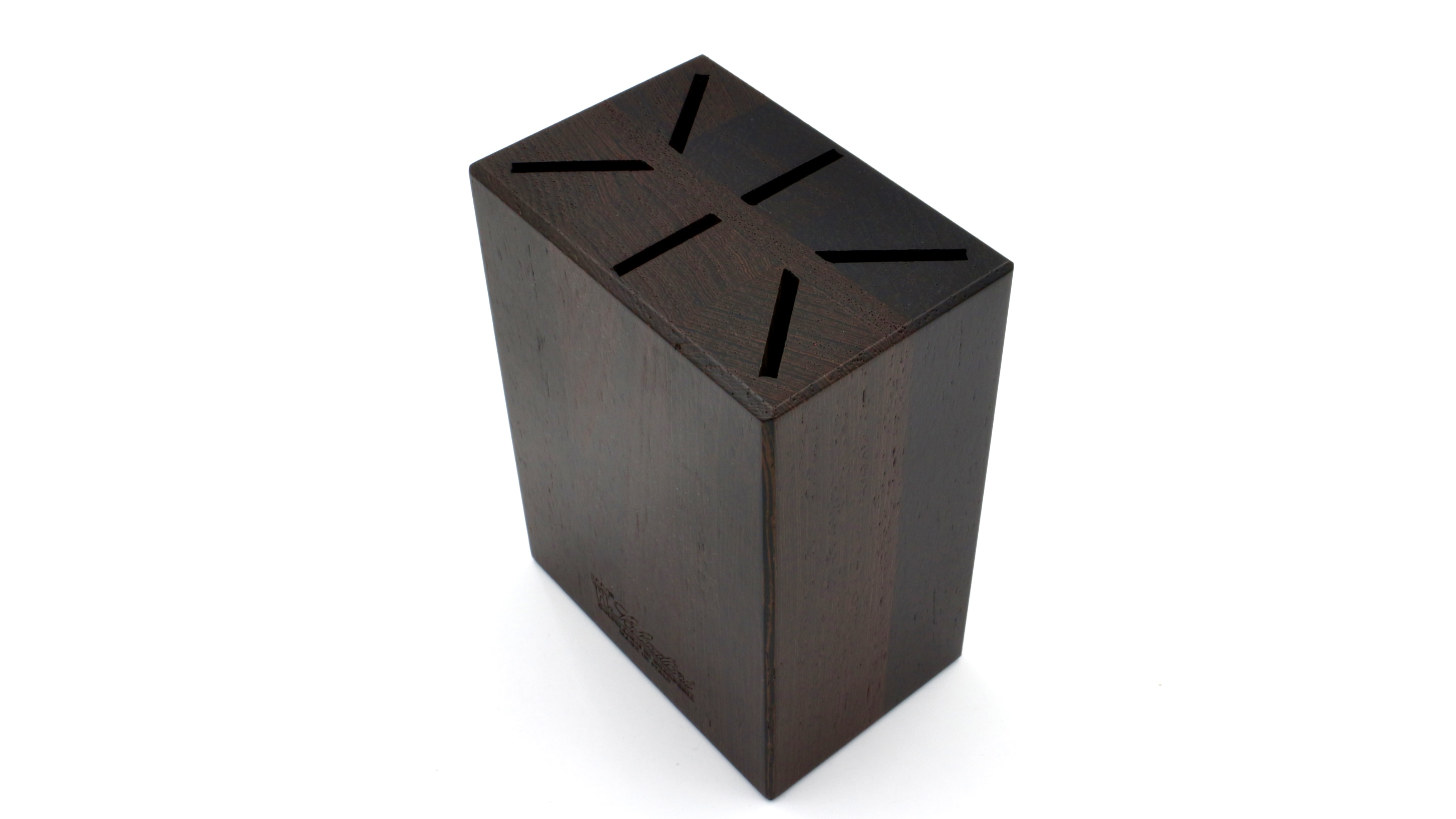 Saladini Messerblock CUBO Rustico wenge wood