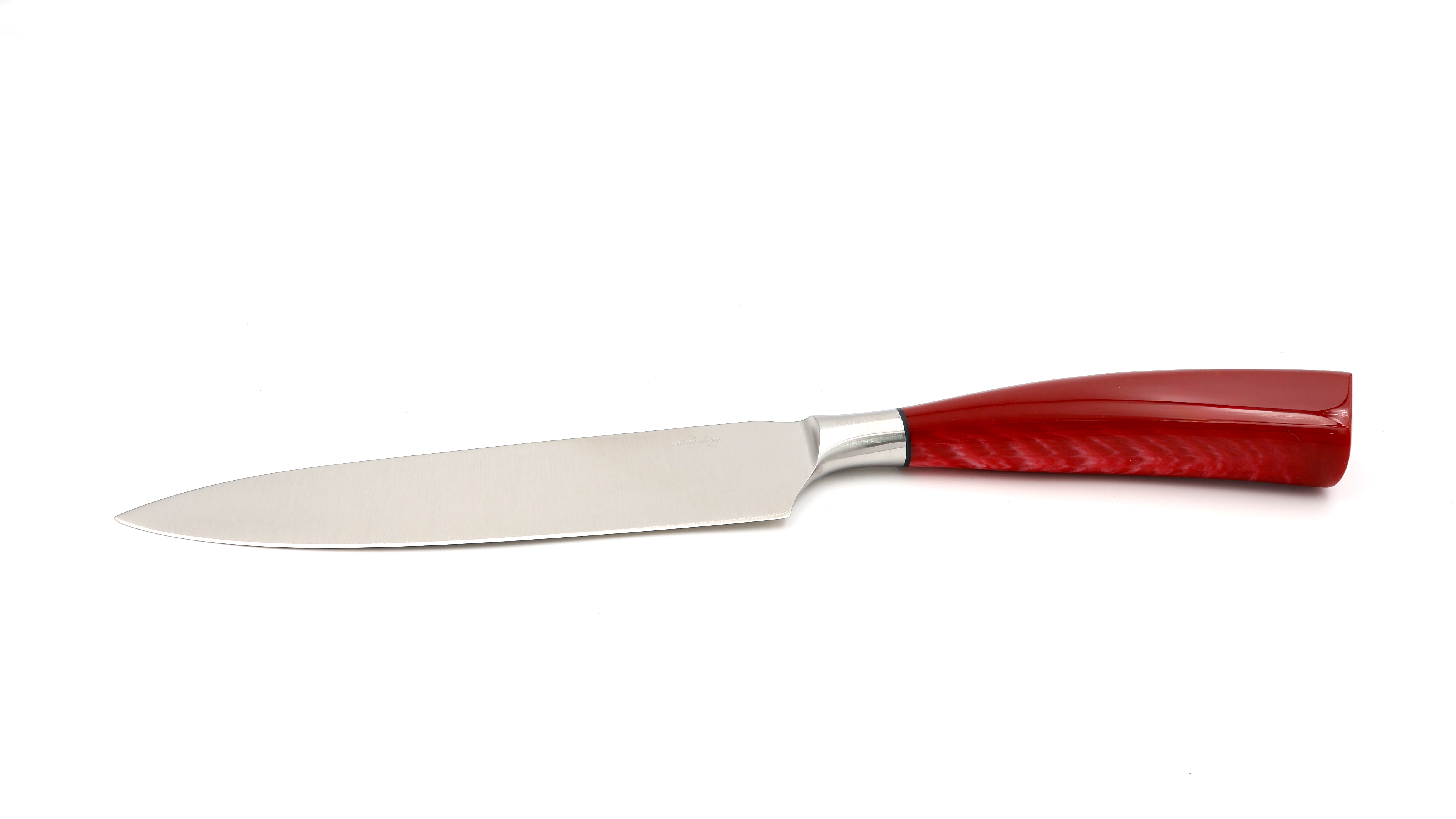 Saladini kleines Kochmesser Resin rot 16,5 cm