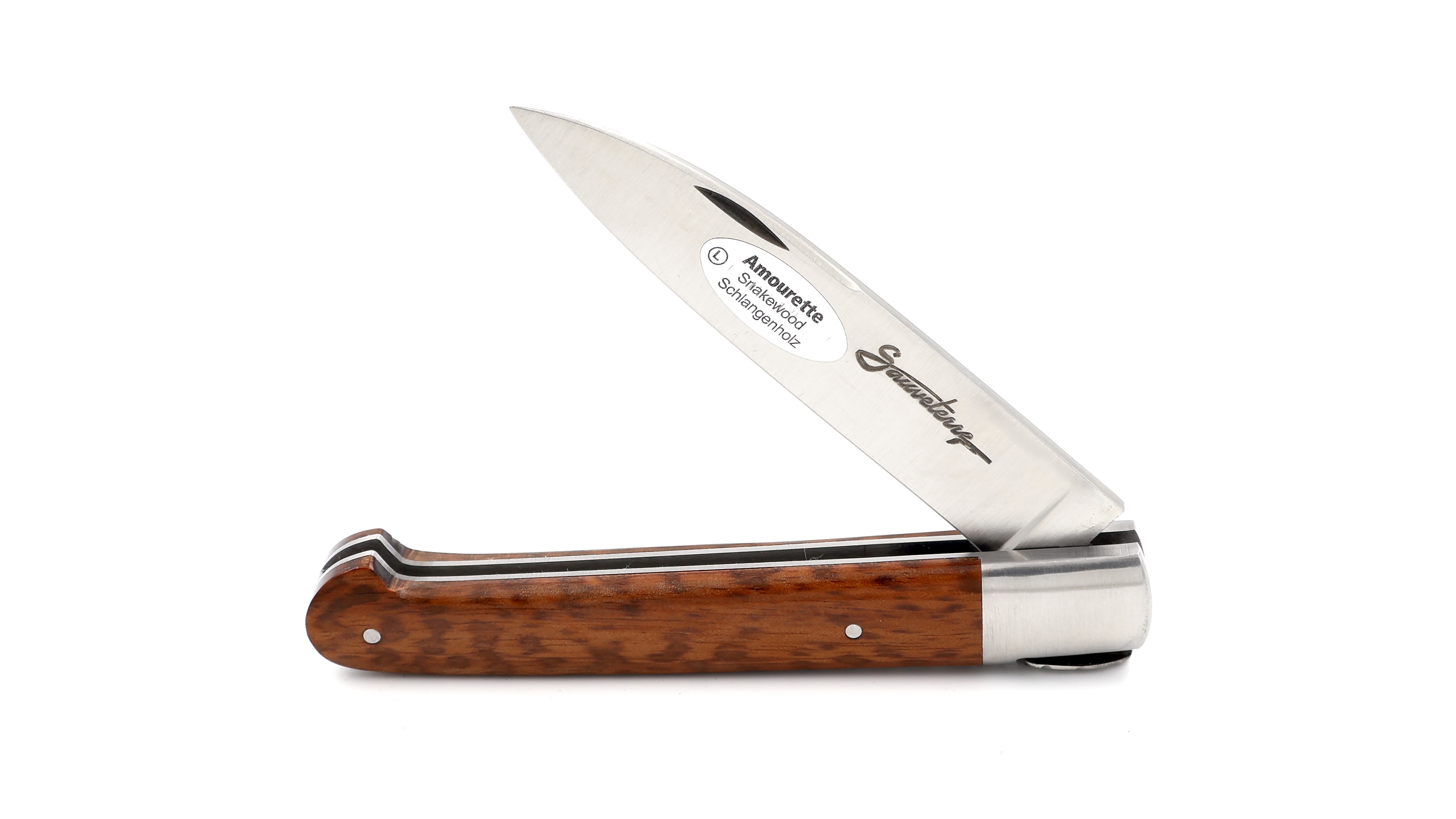 Sauveterre knife chiseled snake wood 
