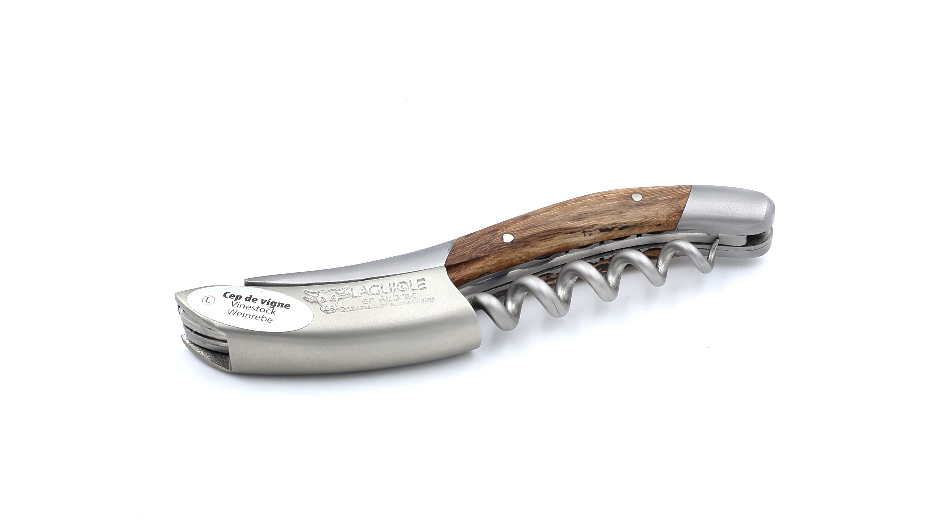 Laguiole en Aubrac Laguiole Sommelier knife wine grape with engraving and engraving bee winegrape 