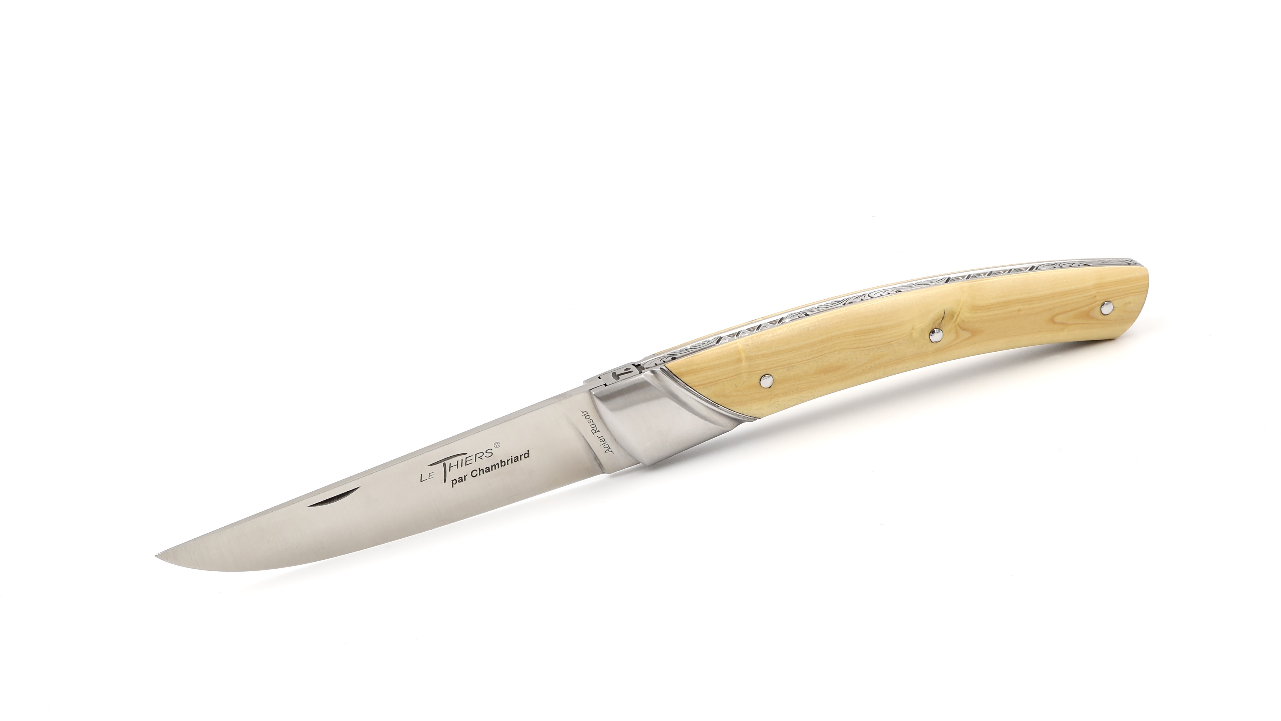 Chambriard Thiers knife  Unique piece COMPAGNON boxwood