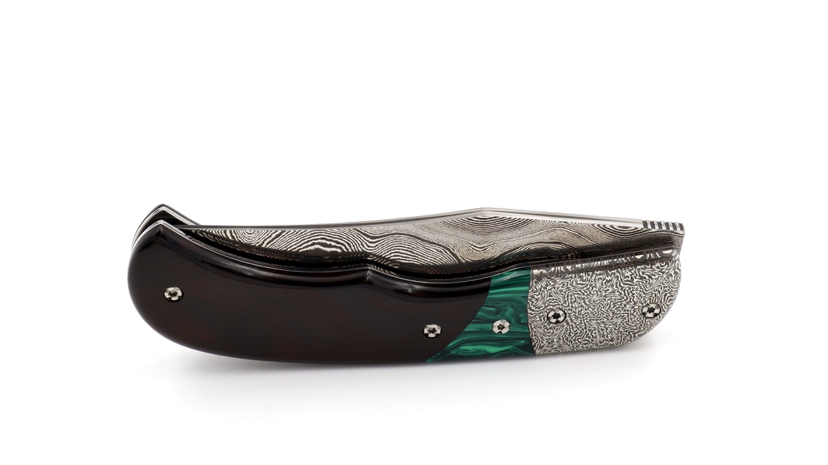 Philippe Soeuvre Le Vauban mosambique ebony damascus blade