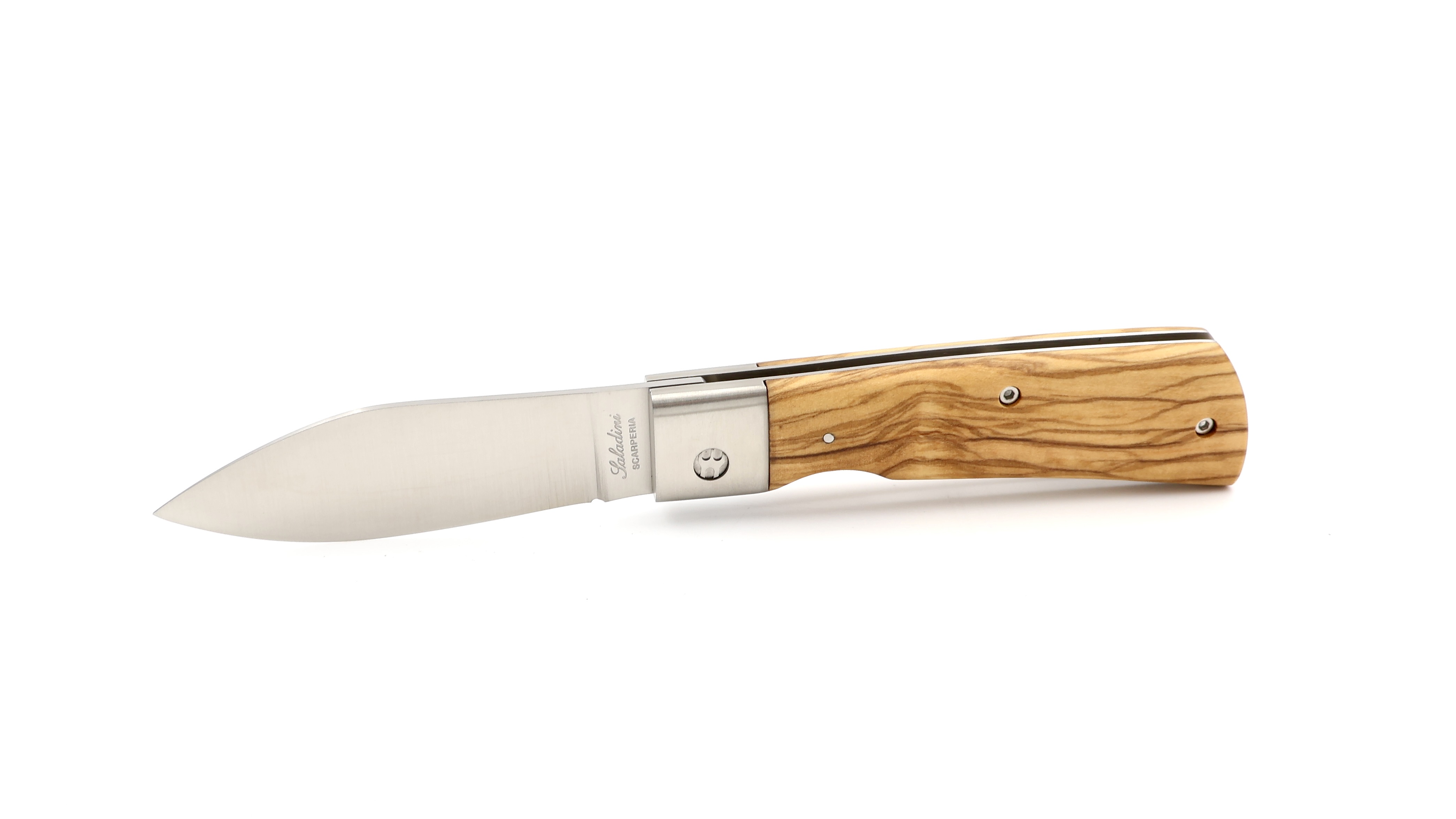 Saladini knife MUGELLANO linerlock olive wood