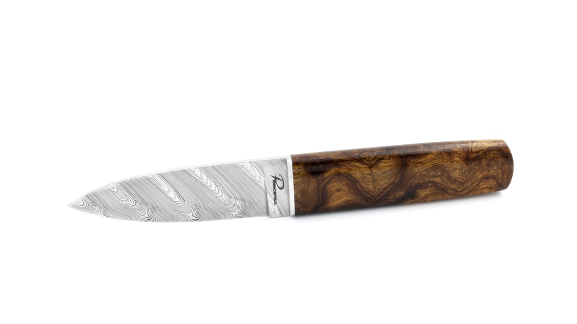 PERCEVAL Sgian Dubh Damast Wüsteneisenholz Schottenmesser