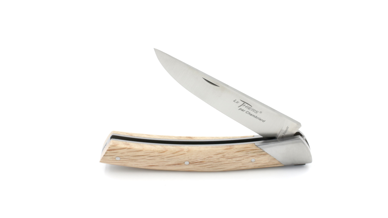 Chambriard Thiers knife COMPAGNON green oak