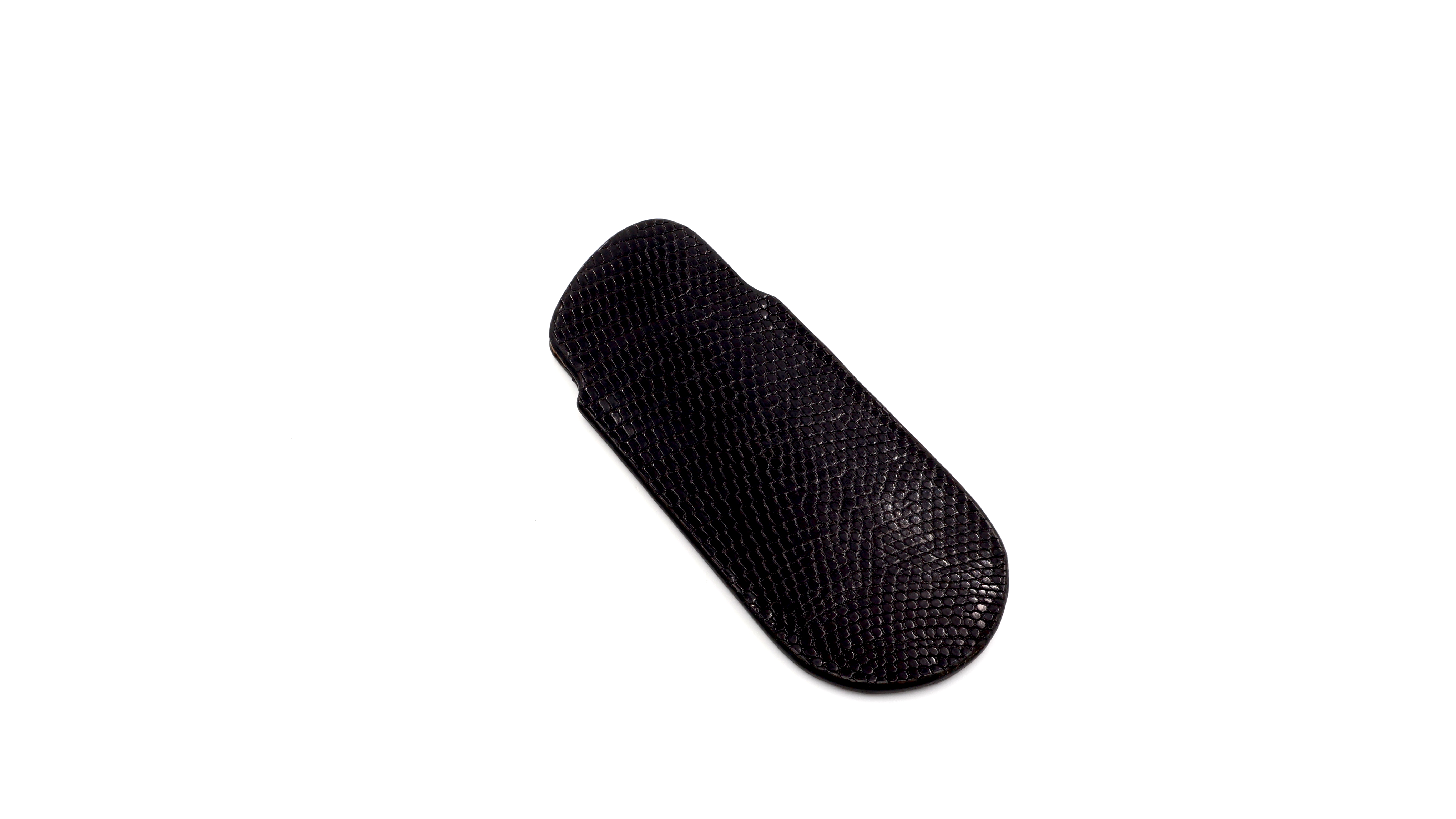 Atelier N°7 Stecketui Echsenleder schwarz 14,5 cm       