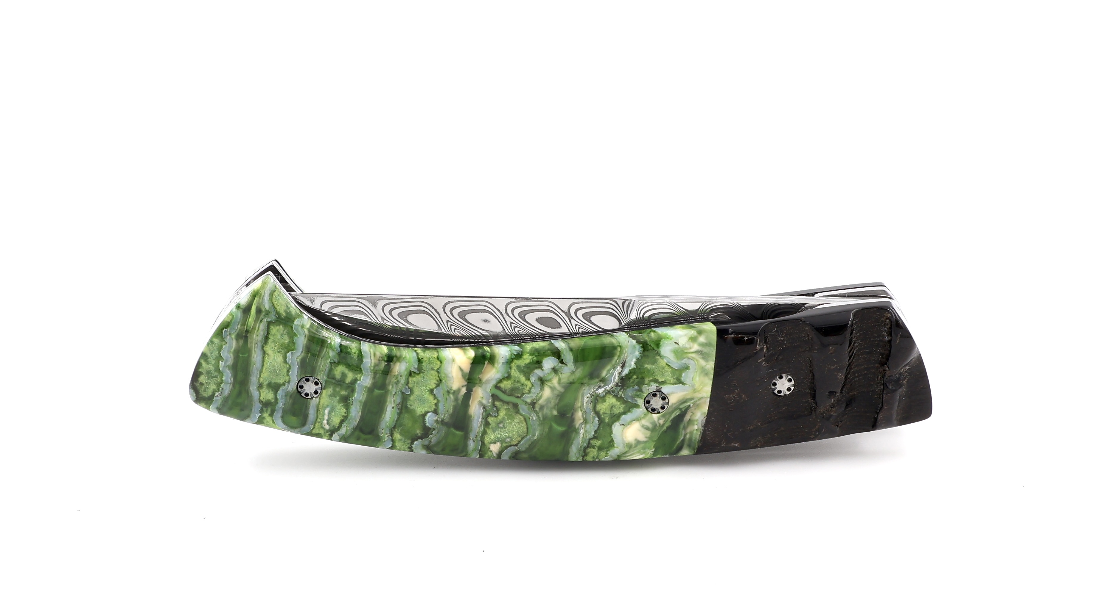 MANU LAPLACE 1515 Custom IMPALA Mammutbackenzahn Damastklinge