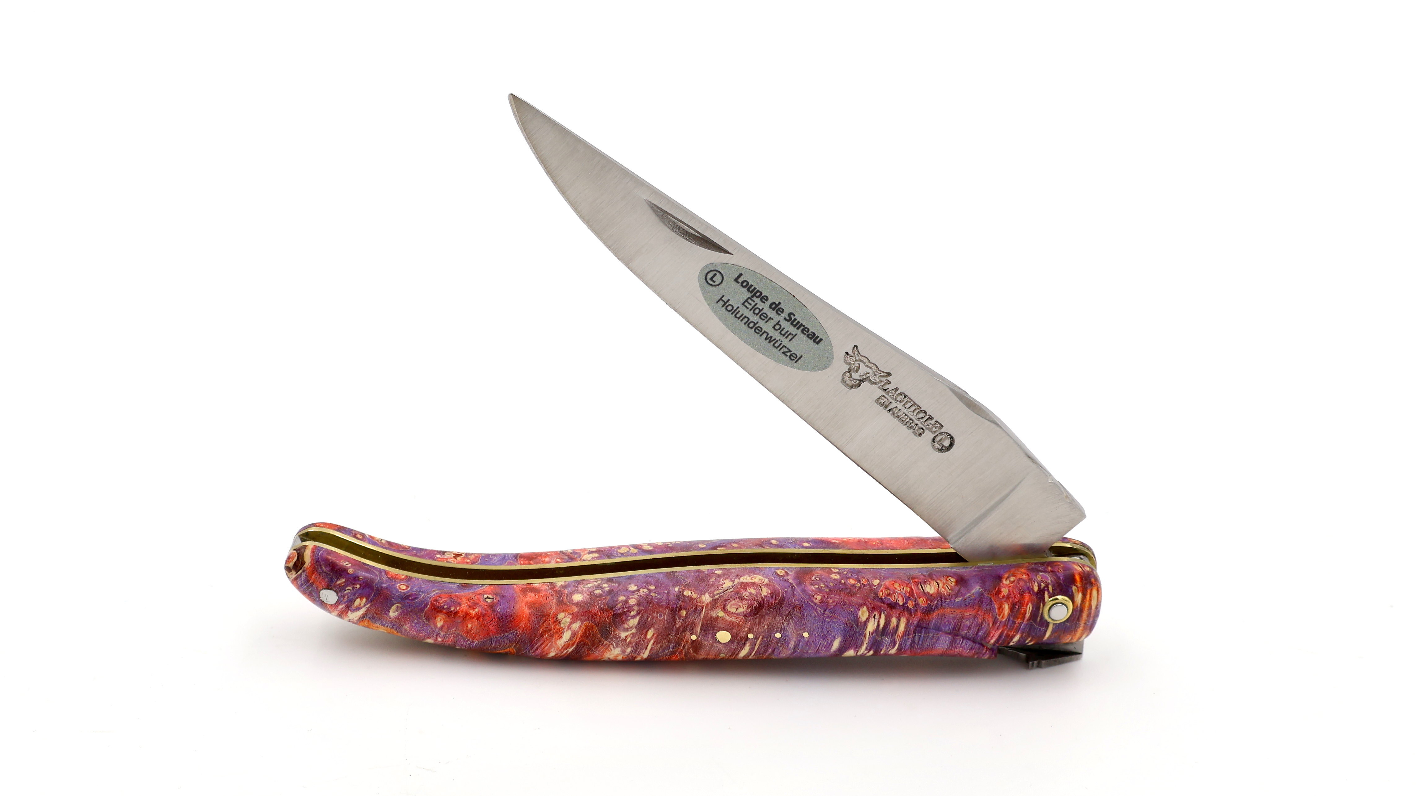Laguiole en Aubrac Biene WELTRAUM Holunder Wurzelholz 12 cm