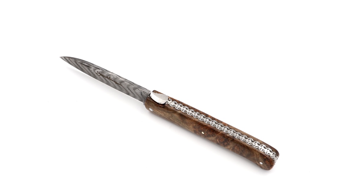 Meisterstück Sauveterre Messer Damast Albizia 11 cm  Meisterstück Sauveterre Messer Damast Albizia 11 cm