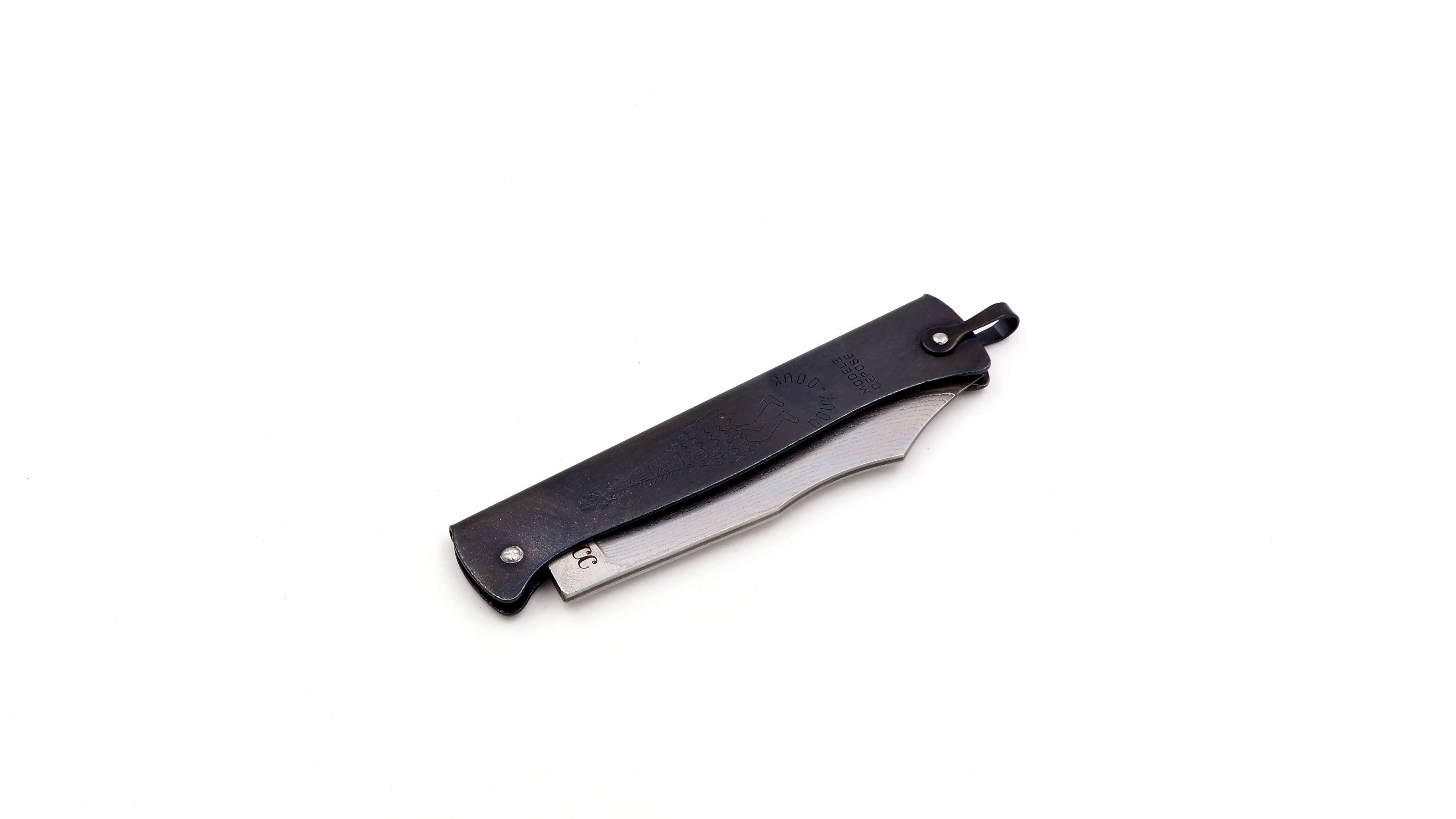 Cognet DOUK-DOUK Messer 11 cm schwarz bronziert Sonderserie TAKEFU VG10 Damastklinge 
