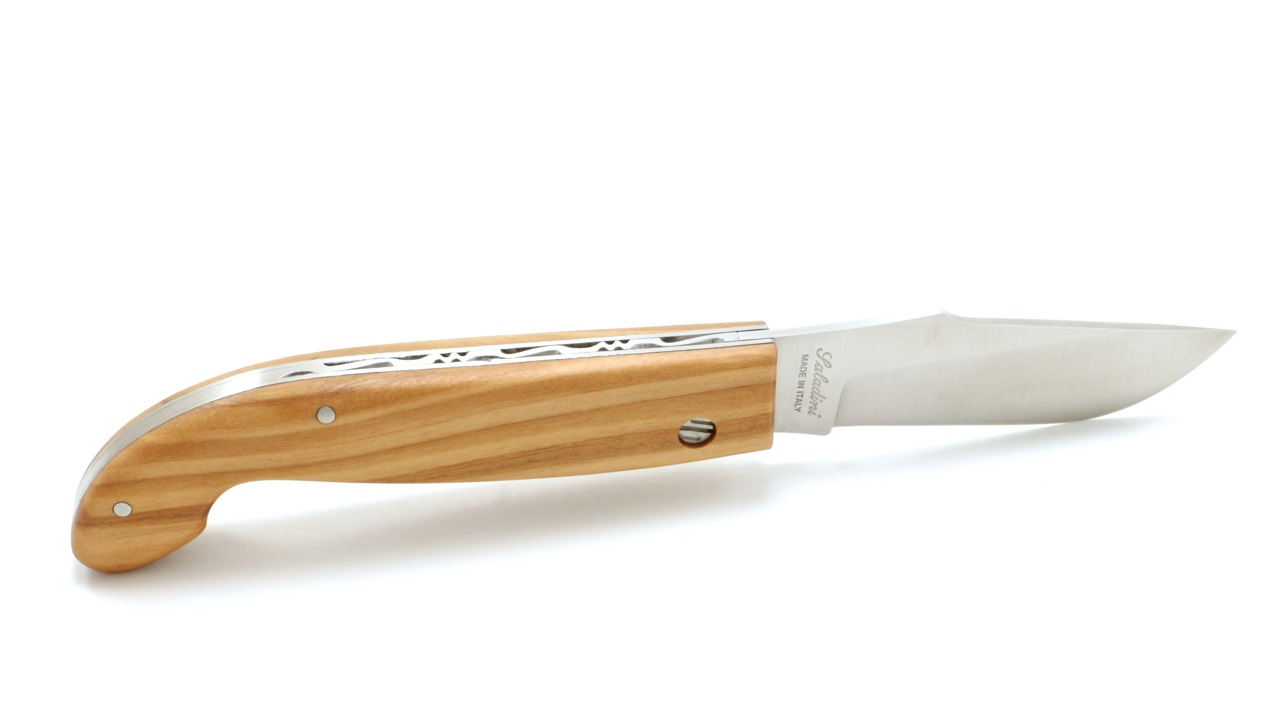 Saladini knife SENESE olive wood