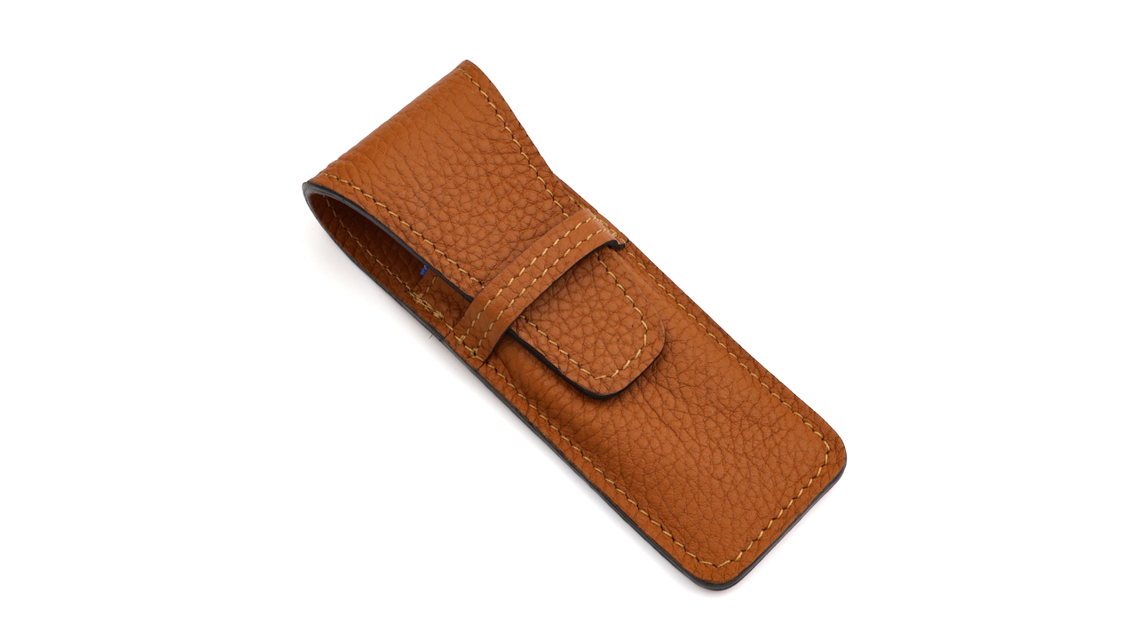 MAX CAPDEBARTHES  Taschenetui LUXE cognac 12 cm
