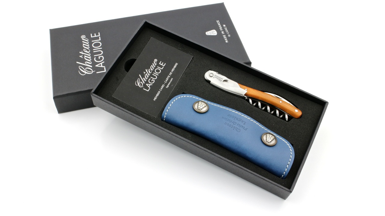 CLVE3031 Château Laguiole GRAND CRU Sommeliermesser Versailles Eibe