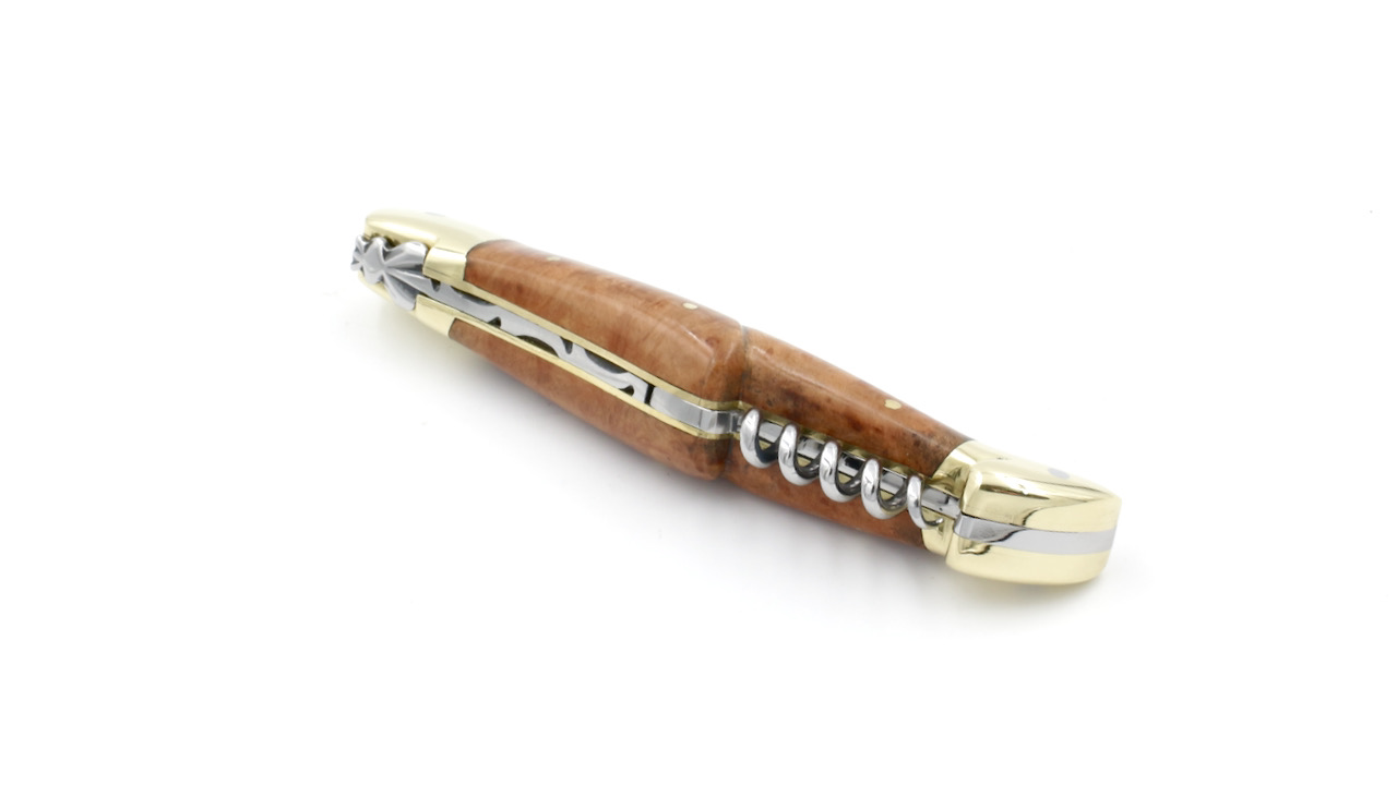 Honoré Durand Laguiole Prestige Bruyère Messing Korkenzieher 12 cm