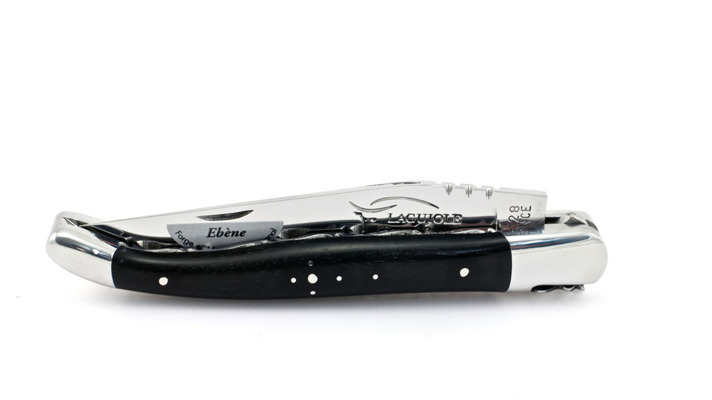 image-9rXOLCO6gQ7c7l Honoré Durand Laguiole  Doppelplatine Ebenholz poliert 12 cm