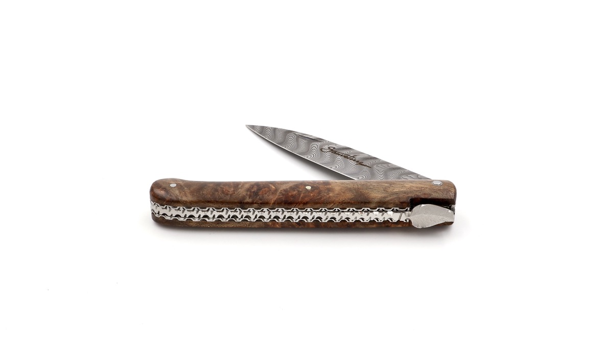 Meisterstück Sauveterre Messer Damast Albizia 11 cm  Meisterstück Sauveterre Messer Damast Albizia 11 cm