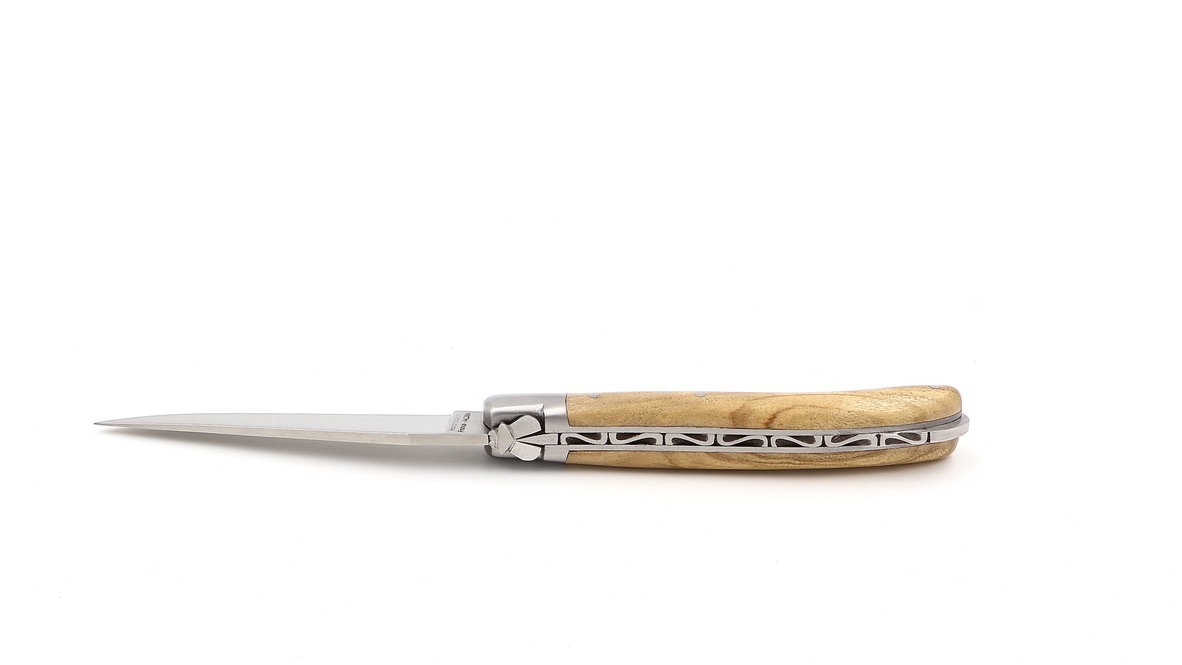 Fontenille Pataud Laguiole Le POCKET olive wood 10,5 cm