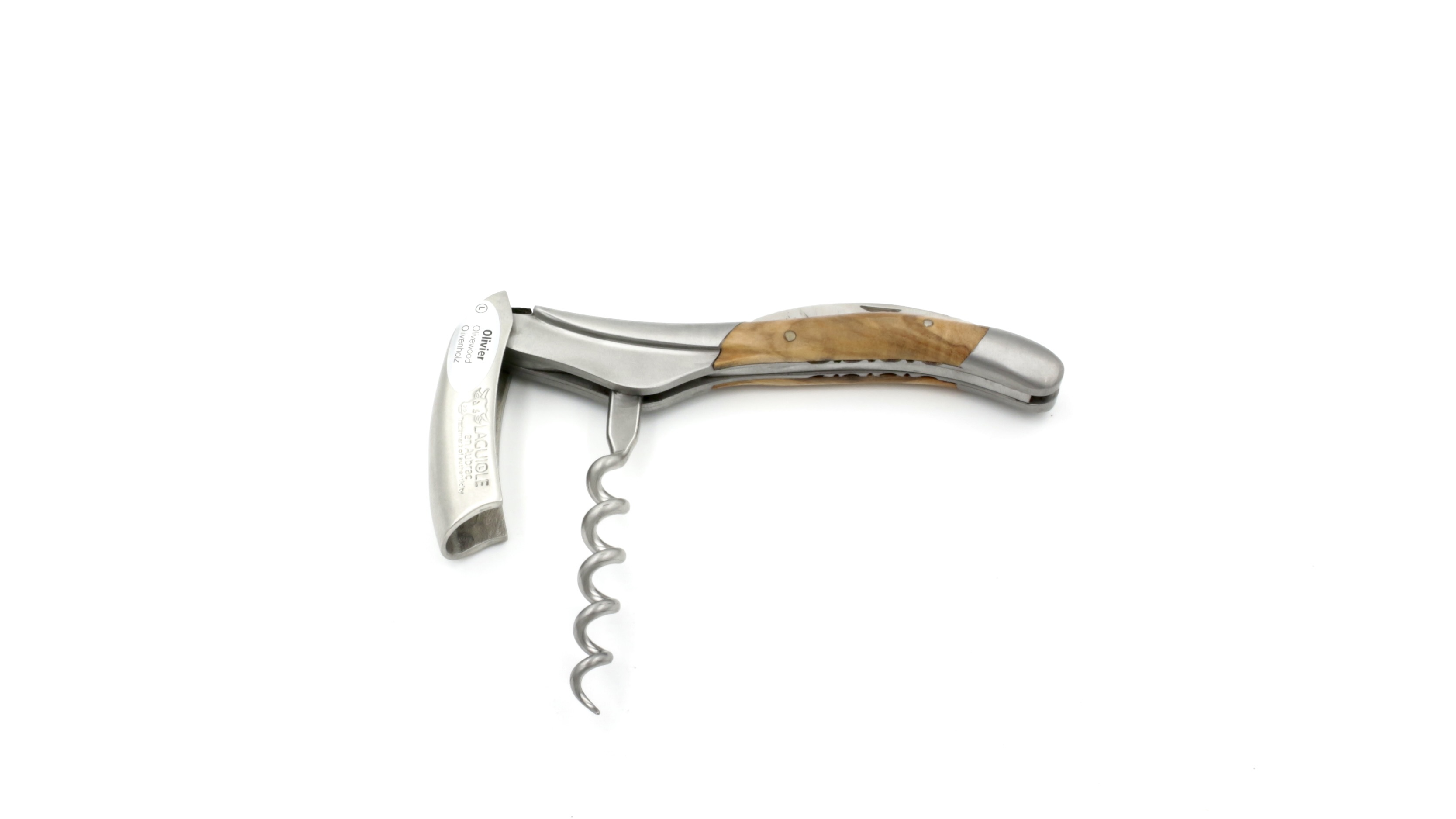 B9890ECD-D9A8-4A91-A268-729541FE4F61_1_201_a Laguiole en Aubrac Laguiole Sommelier knife olive wood, with guillochage, special bee