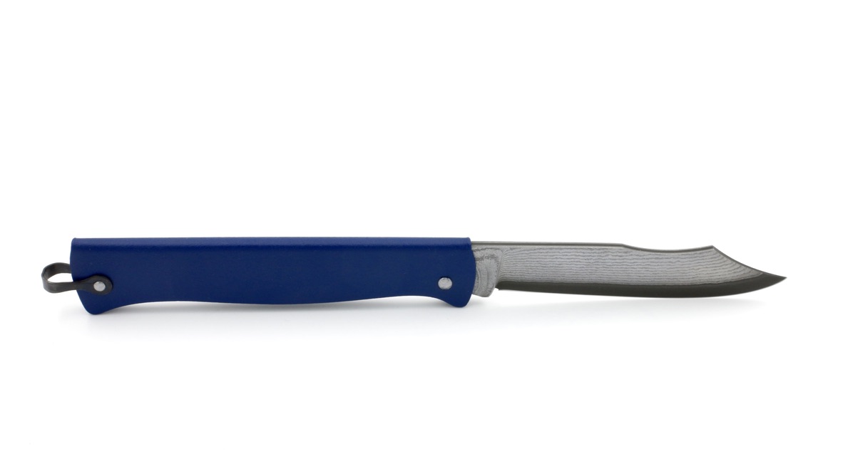 Cognet DOUK-DOUK Messer 11 cm saphirblau Sonderserie TAKEFU VG10 Damastklinge