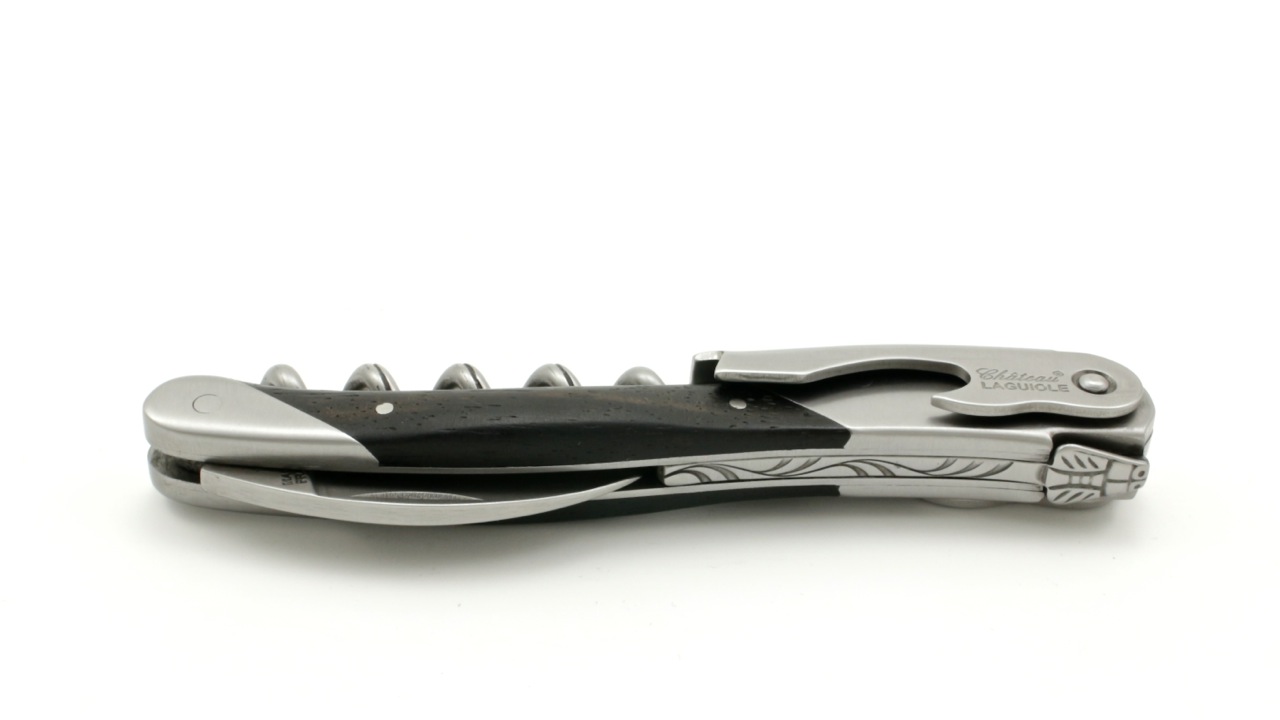 Chateau-Grand-Cru-Ebenholz Château Laguiole GRAND CRU Sommeliermesser Ebenholz