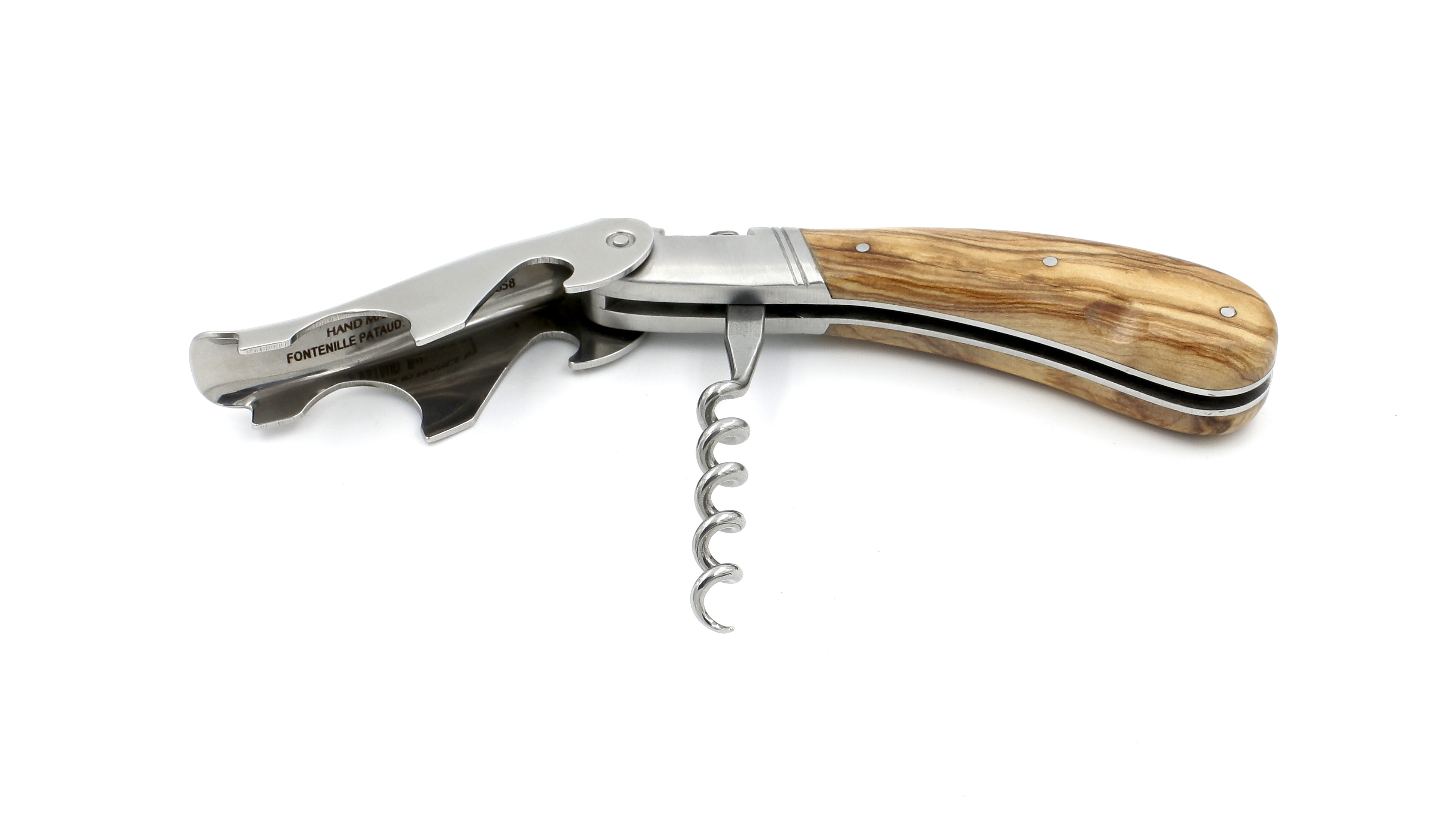 55ADF07D-6D97-4354-954F-7ABE3795FAAA_1_201_a Fontenille Pataud MAGNUM  Laguiole Sommeliermesser Olivenholz