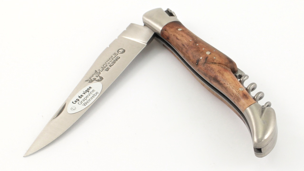 Laguiole en Aubrac Weinstock mit Korkenzieher 12 cm