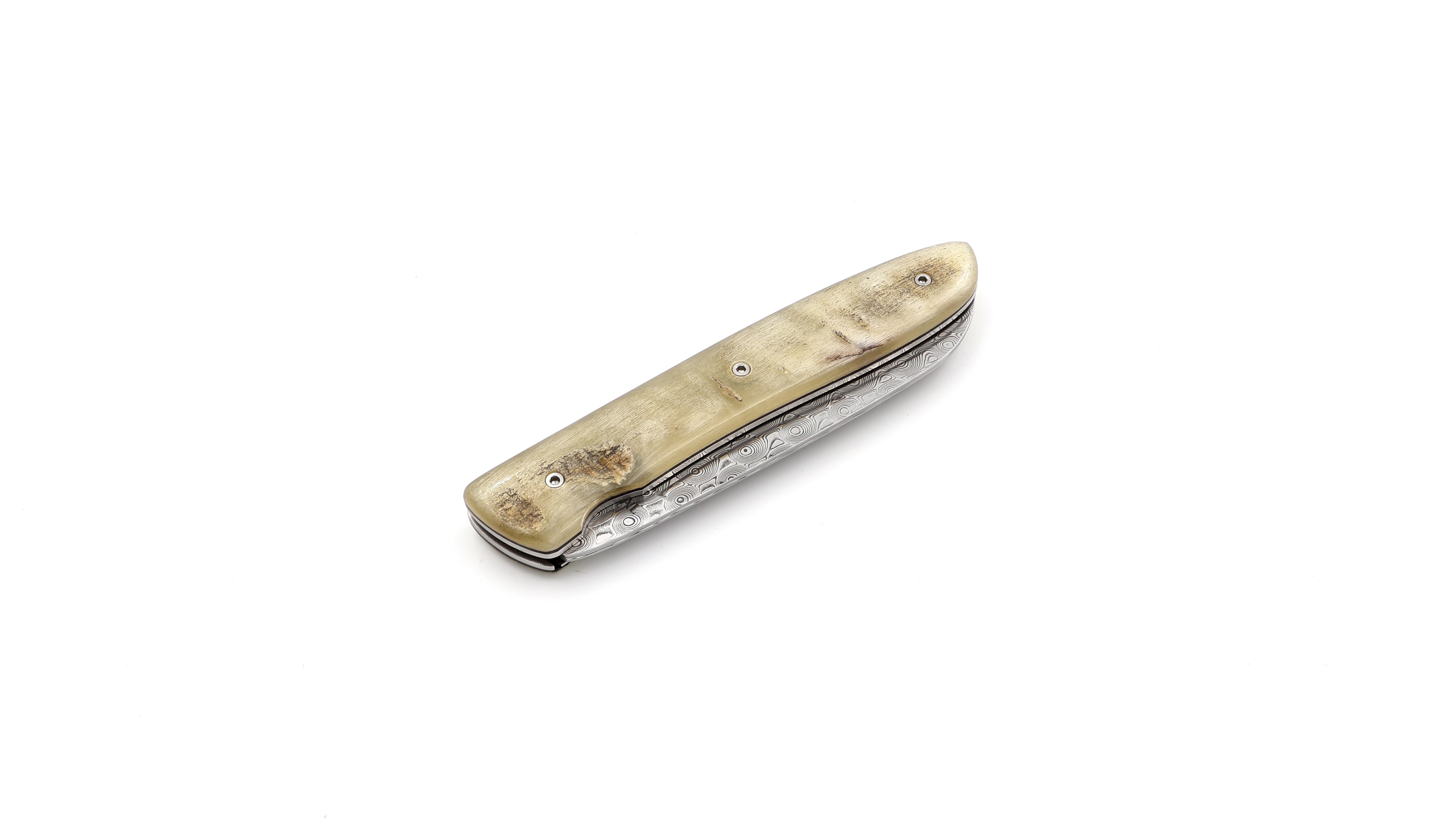 PERCEVAL L08 damascus Ram horn light