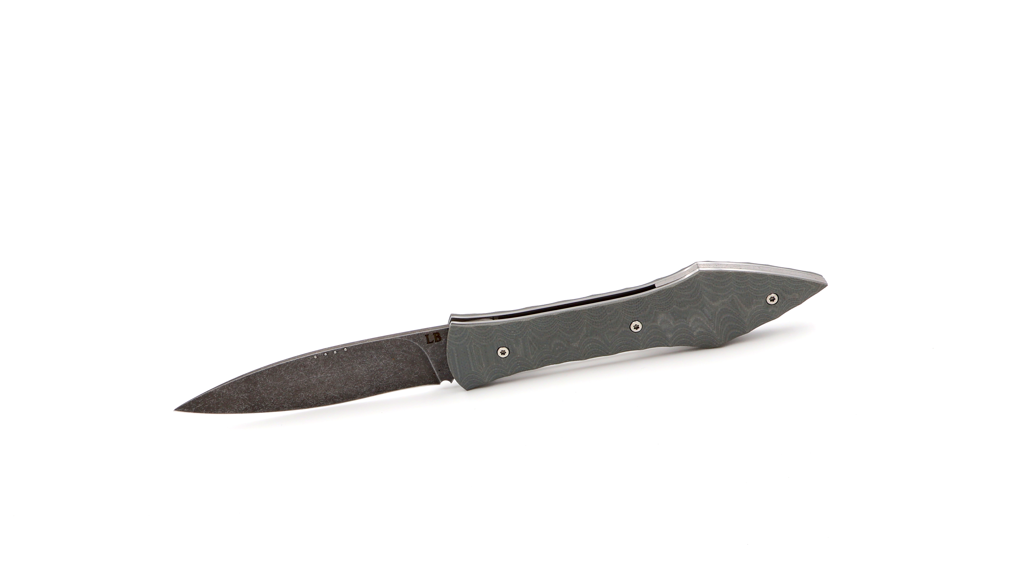 LARAUD Blades  L’Oegopsyde facettiertes G10 grau