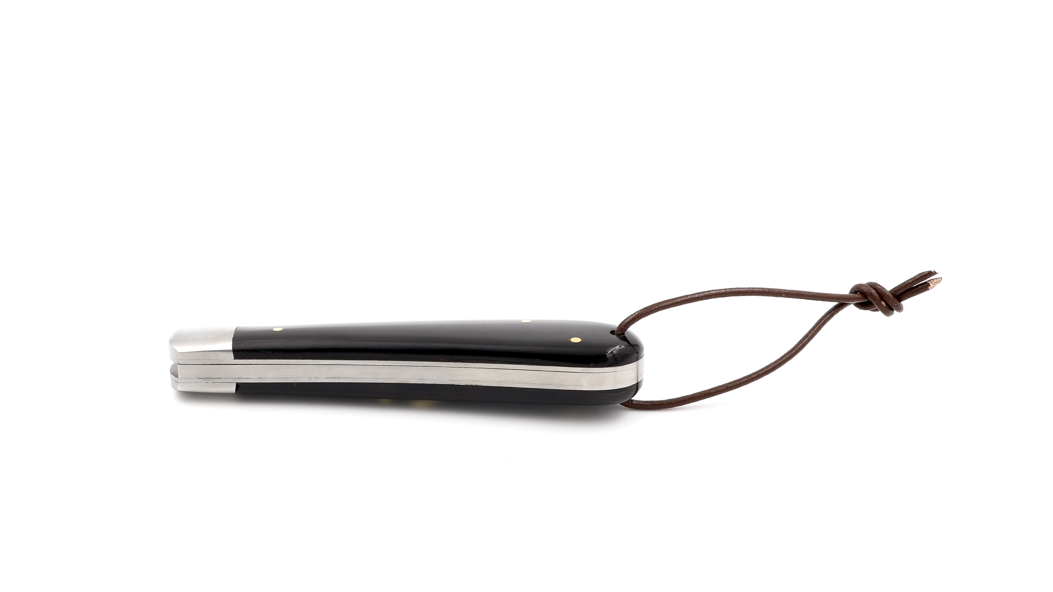 AU SABOT L'ARMOR buffalo horn with brass sea anchor