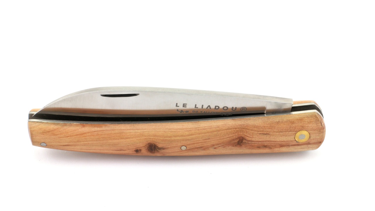 LIADOU-WACHOLDER-MATT-14C28 Liadou du Vallon® Winzermesser Wacholder 12 cm