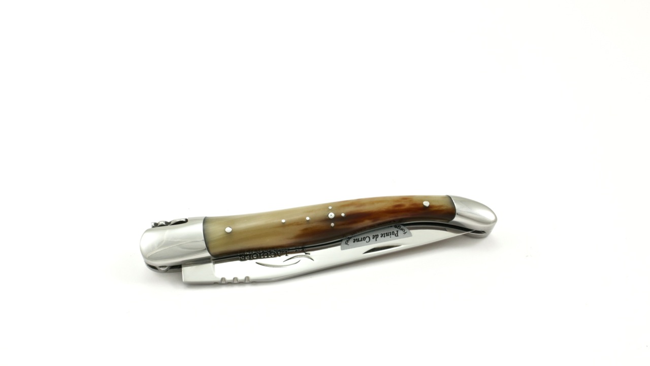 Honoré Durand Laguiole Prestige Hornspitze poliert 12 cm