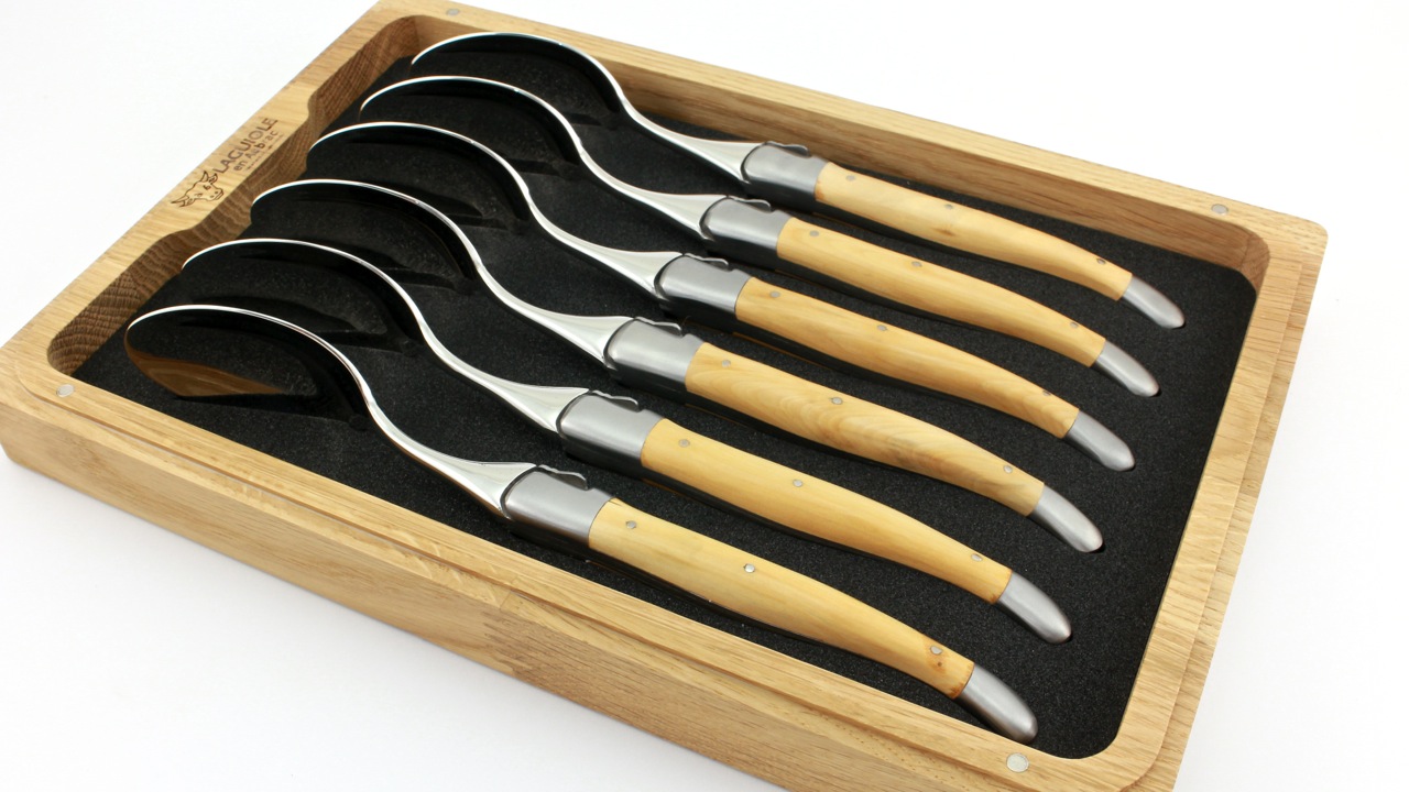 Lo-ffel-Buchs-6-tlg-2 Laguiole en Aubrac Buchs Suppenlöffel Set