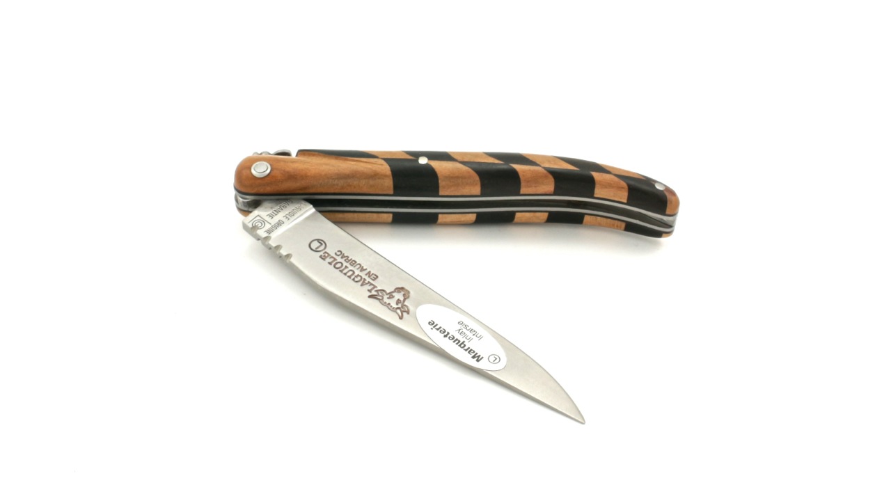 Laguiole en Aubrac Marquetterie full handle 10 cm