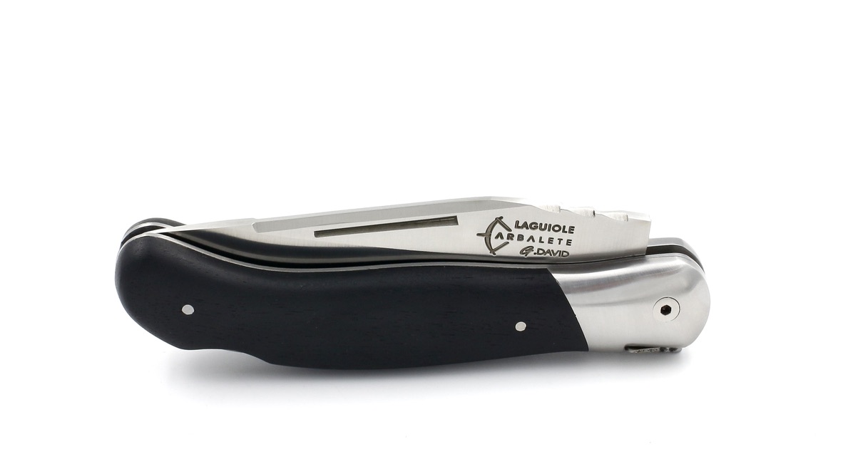 A90C6CD5-B69F-4192-BD26-2E71F8E68485_1_105_c ARBALETE G. David  Laguiole Jagdmesser NATURE Ebenholz matt 12 cm