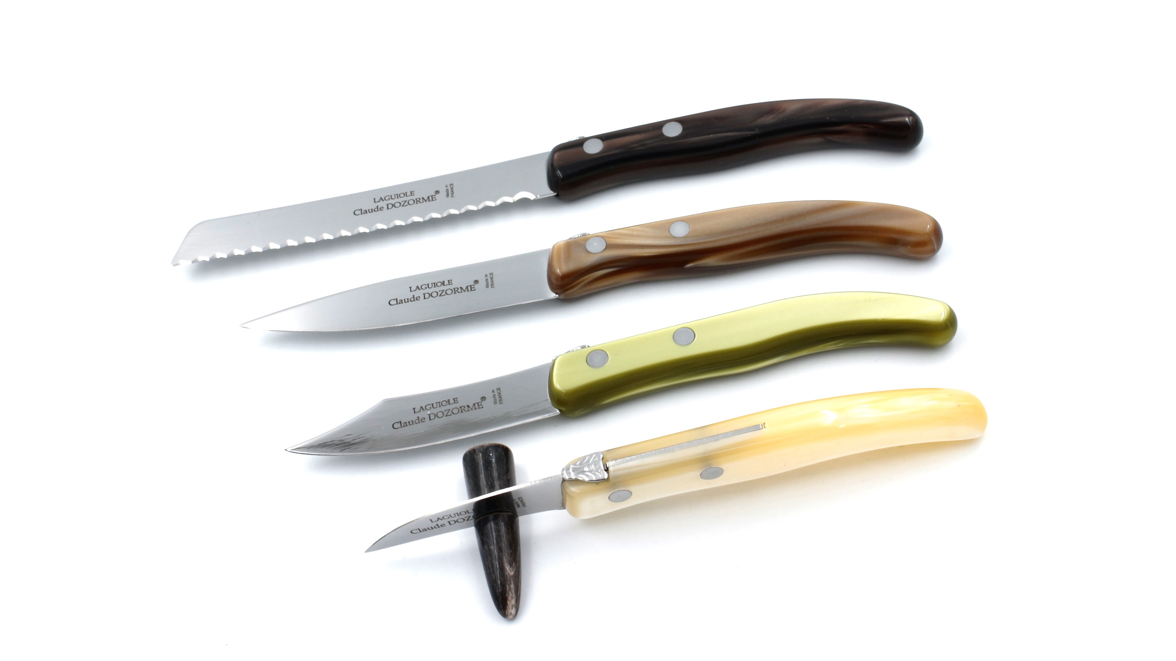 Claude DOZORME BERLINGOT Laguiole Steakknives Set of 6  Claude DOZORME BERLINGOT Laguiole Steakknives Set of 6