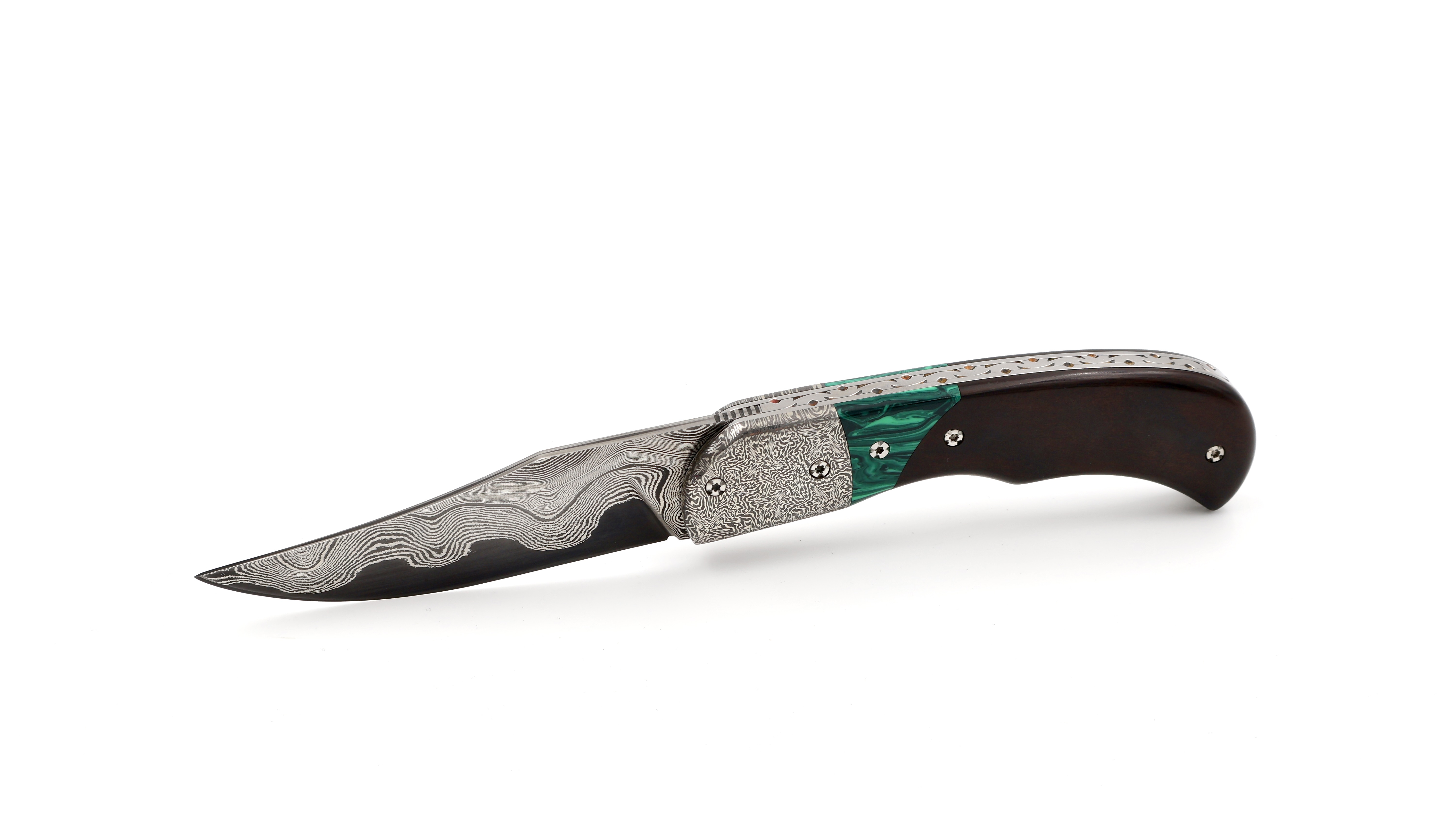 Philippe Soeuvre Le Vauban mosambique ebony damascus blade