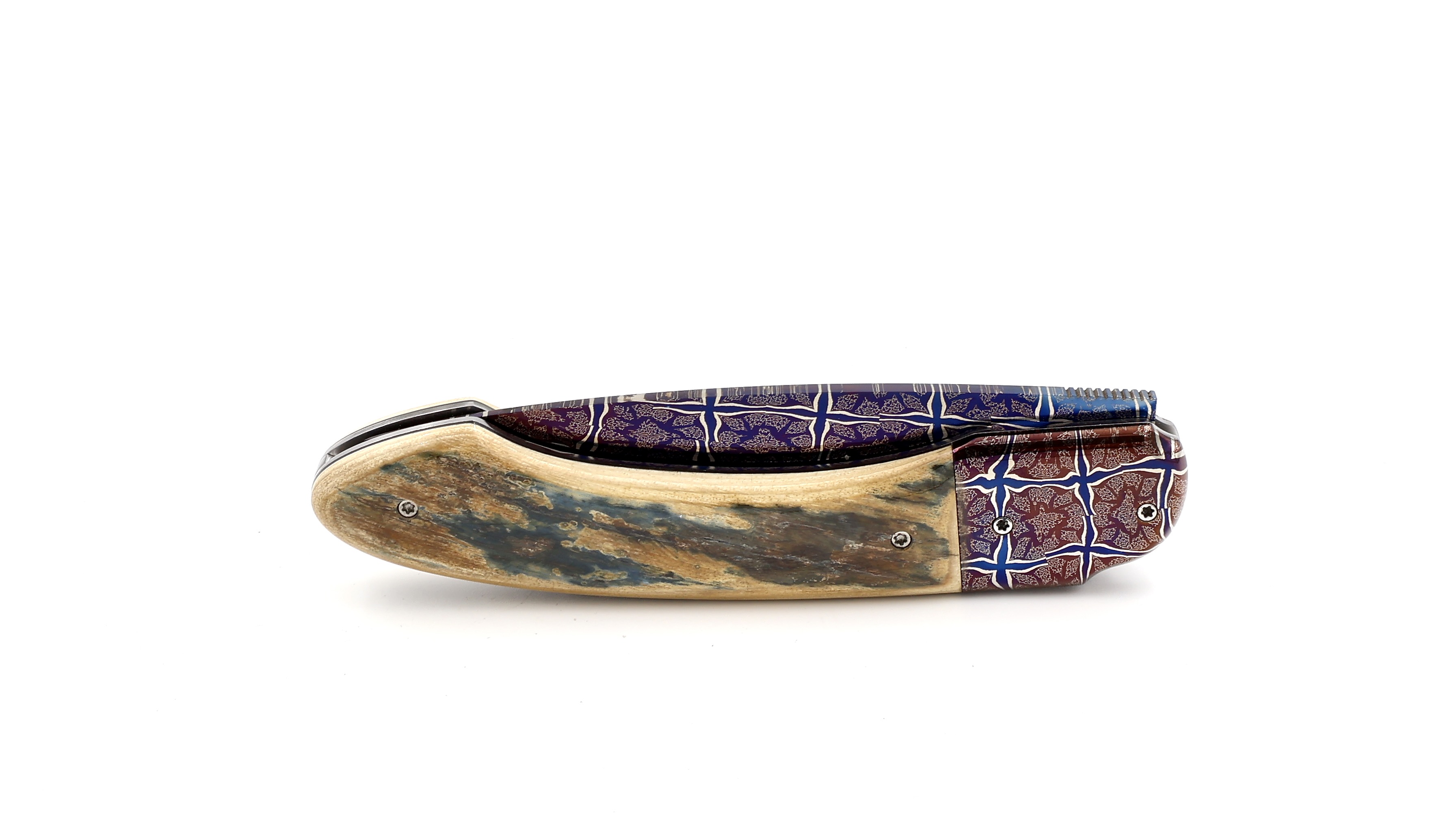 Philippe Soeuvre le Vault de lugny mammoth ivory mosaic damaskus blade