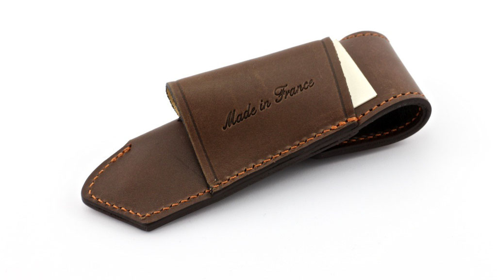 chambriard_etui_guertelholster_compagnon_choco_02 Chambriard  Compagnon  Etui/Gürtelholster 12 cm